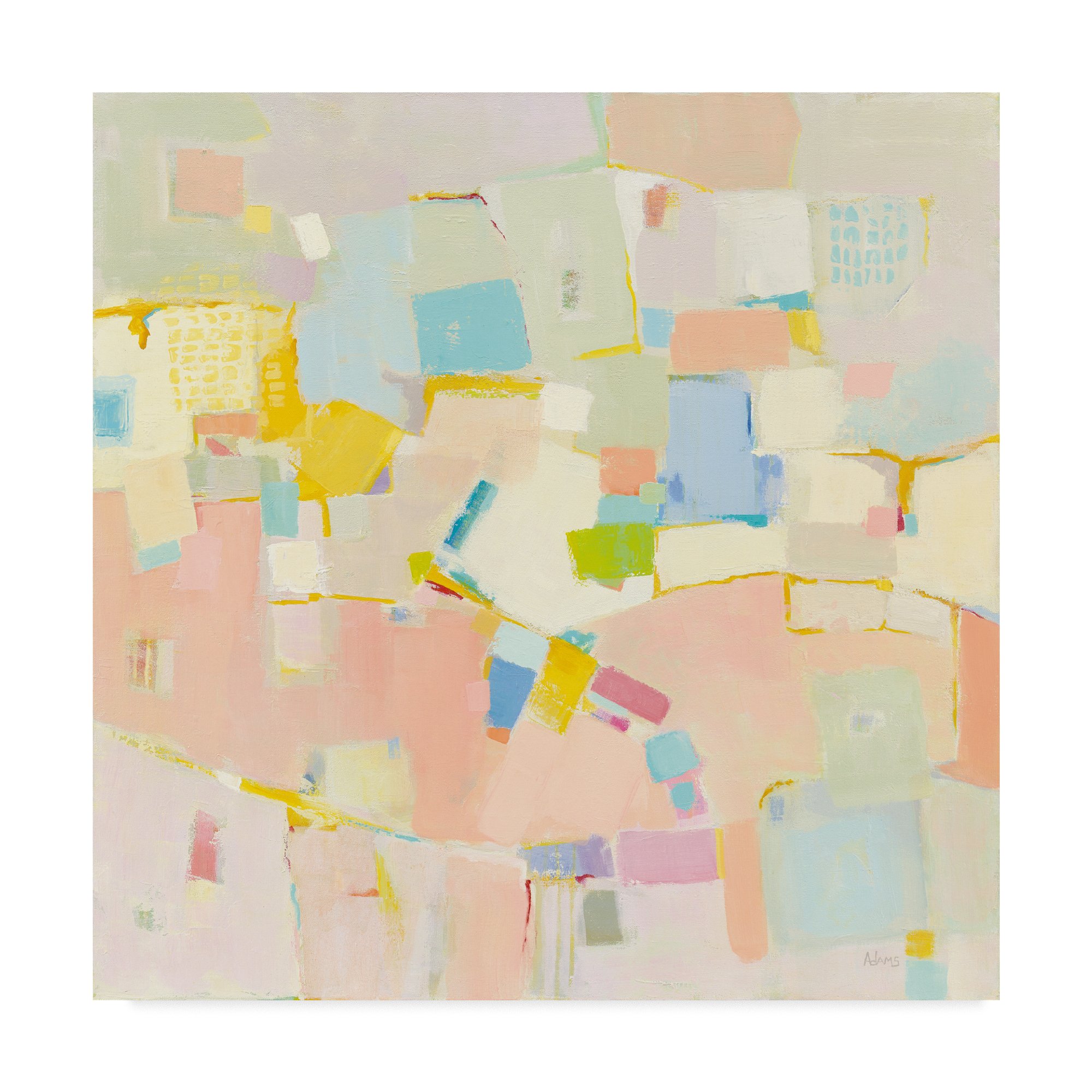 Block Party by Phyllis Adams, 24x24-Inch