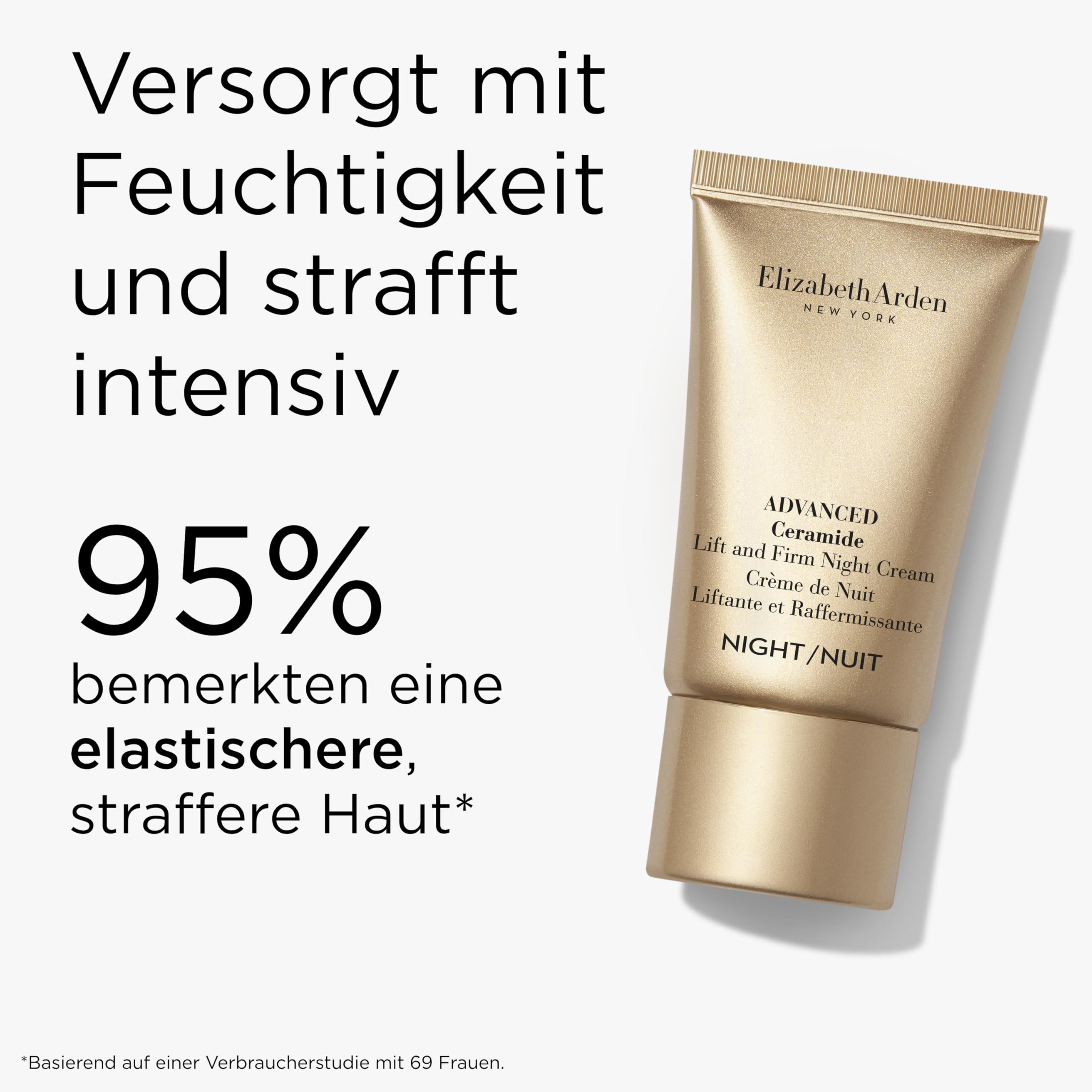 Elizabeth Arden – Forever Lift and Firm 3-teiliges Hautpflege-Geschenkset, Tagescreme mit LSF 15, Nachtcreme & Gesichtsserum, Anti-Aging Ceramid-Routine für straffere, hydratisierte Haut