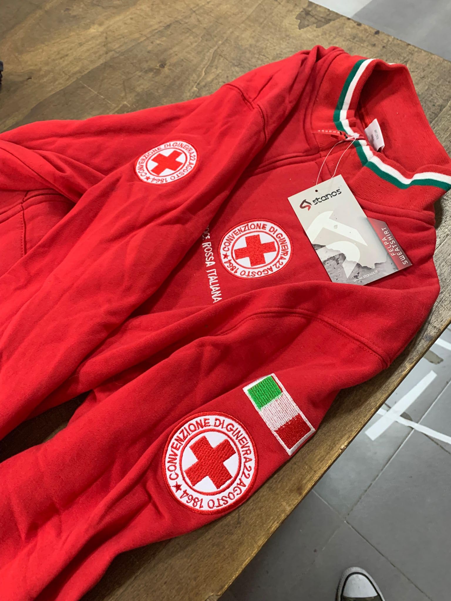 Generico Felpa Croce Rossa Italiana