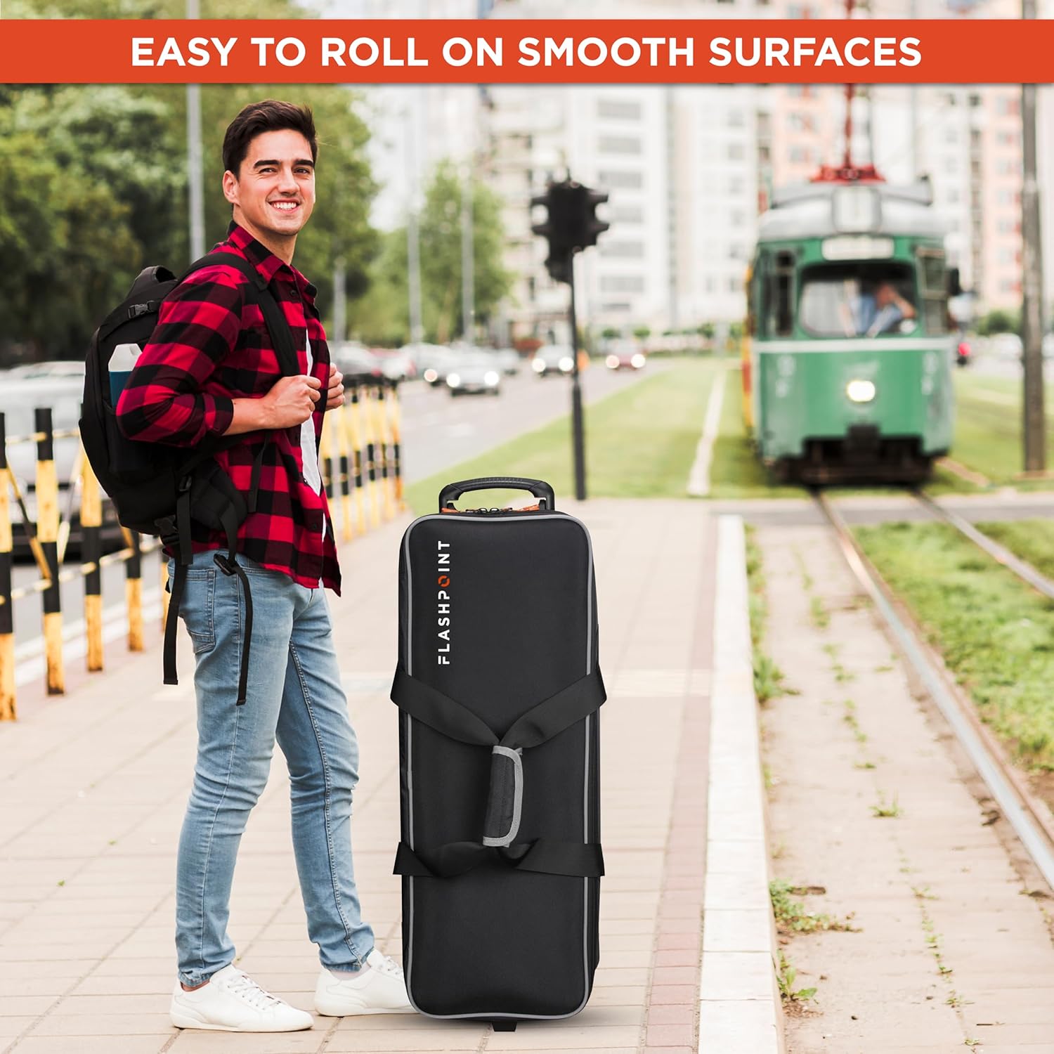 Flashpoint CB-04 Wheeled Hard Carrying Case