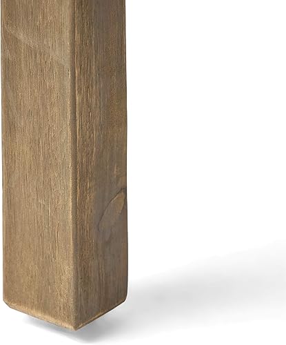 Miniatura 8 de Nola Sillas de comedor de madera para exteriores (juego de 2) con cojines (juego de 2), acabado gris oscuro y gris