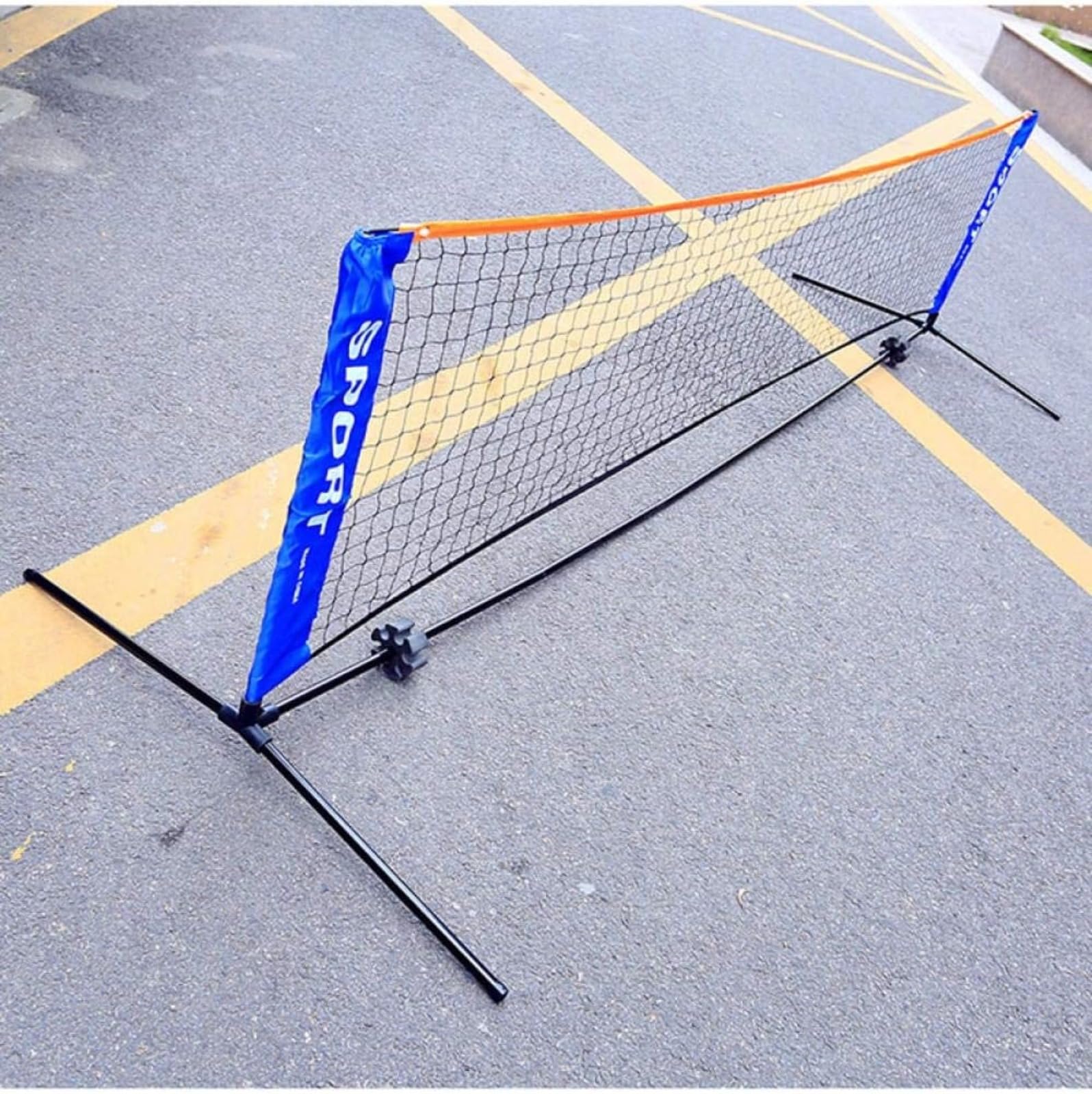Red de tenis portátil para entrenamiento y competición, con bolsa de transporte, altura ajustable para tenis, bádminton y práctica multideportiva