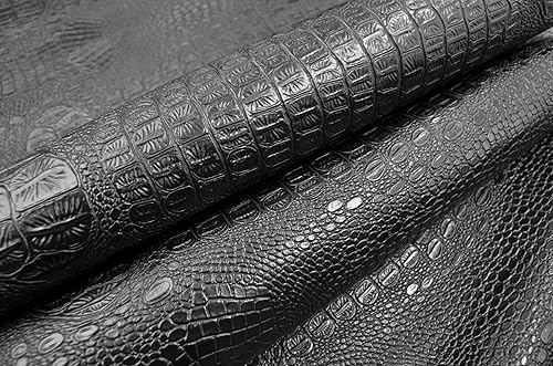 Miniatura 3 de Parche de reparación de cuero autoadhesivo para muebles, parches de piel de cocodrilo de 12 x 55 pulgadas para sofás, asientos de automóvil,