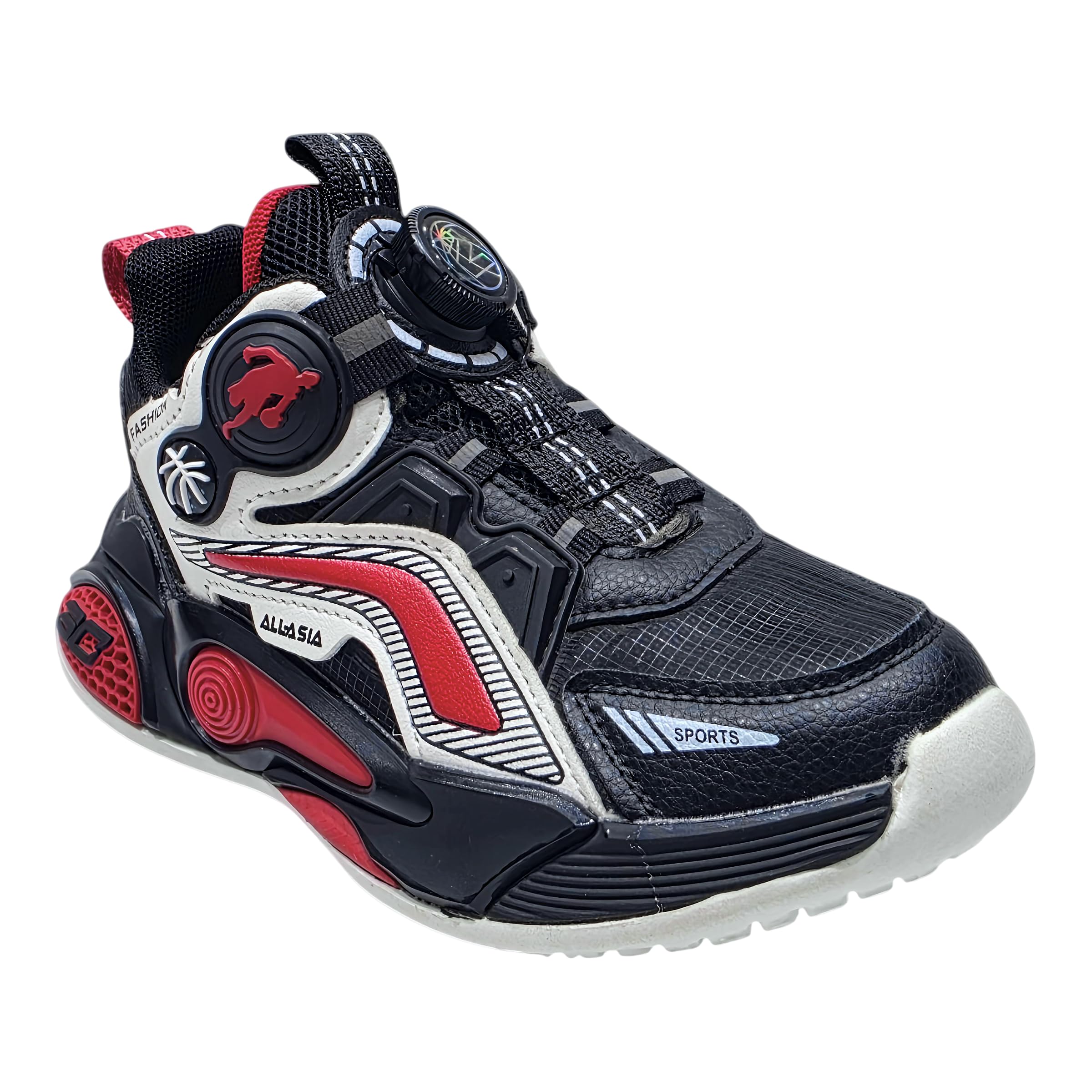 Quaker Boys Basketball Shoes | Sports & Training Shoes with Raxine Upper, Soft Cotton Inner, Lightweight Phylon Sole | Lace-Up Athletic Footwear for School, Outdoor Play & Regular Wear-picture-13