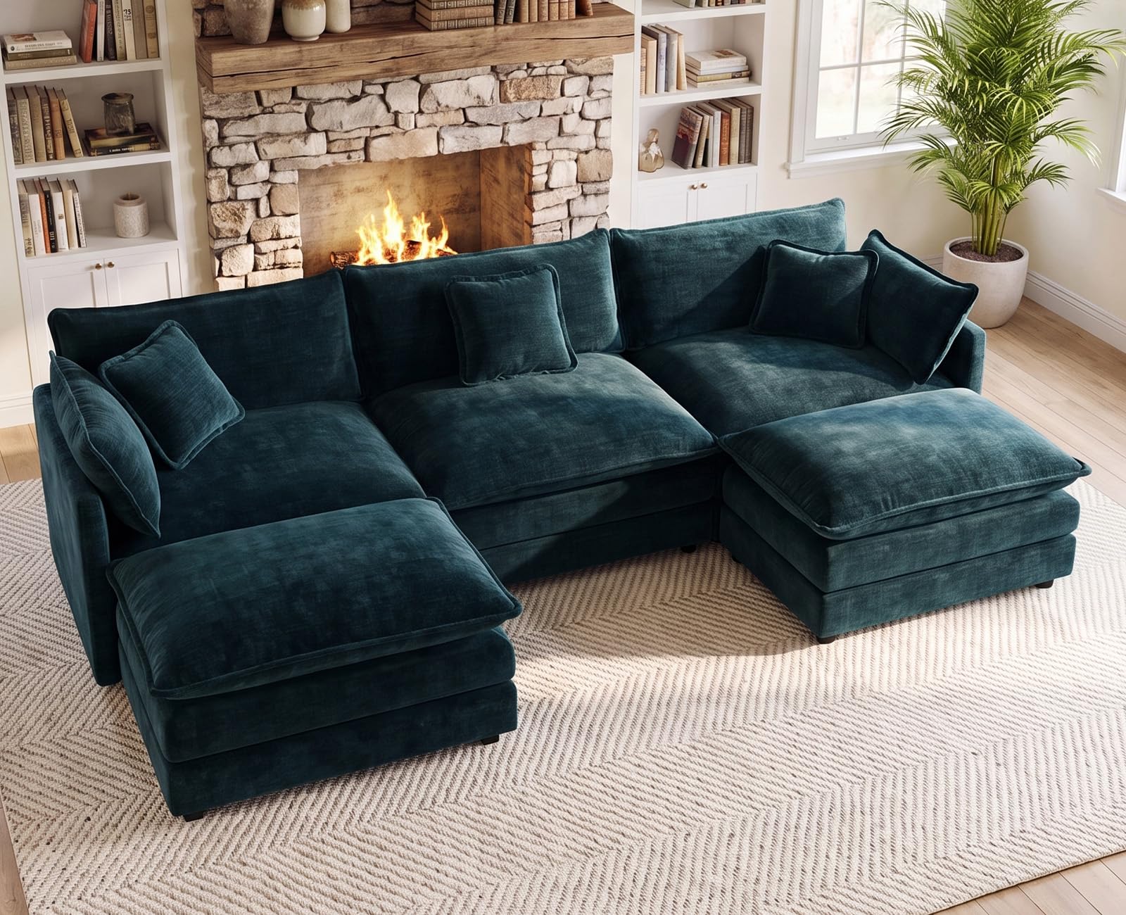 111.5 U Shaped Sectional