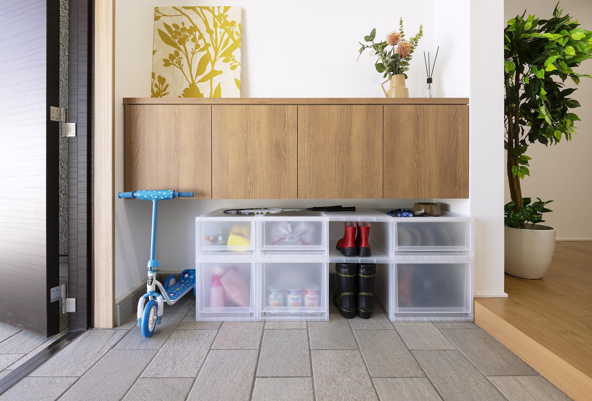 Amazon｜天馬 キッチンやランドリーで使用出来る収納ケース 完成品  