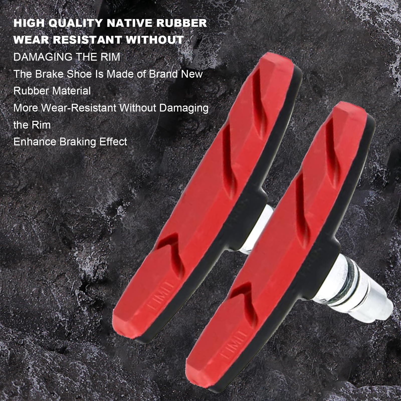 Zapatas Freno Kit De Pastillas V-Brake Para Bicicleta Frenado