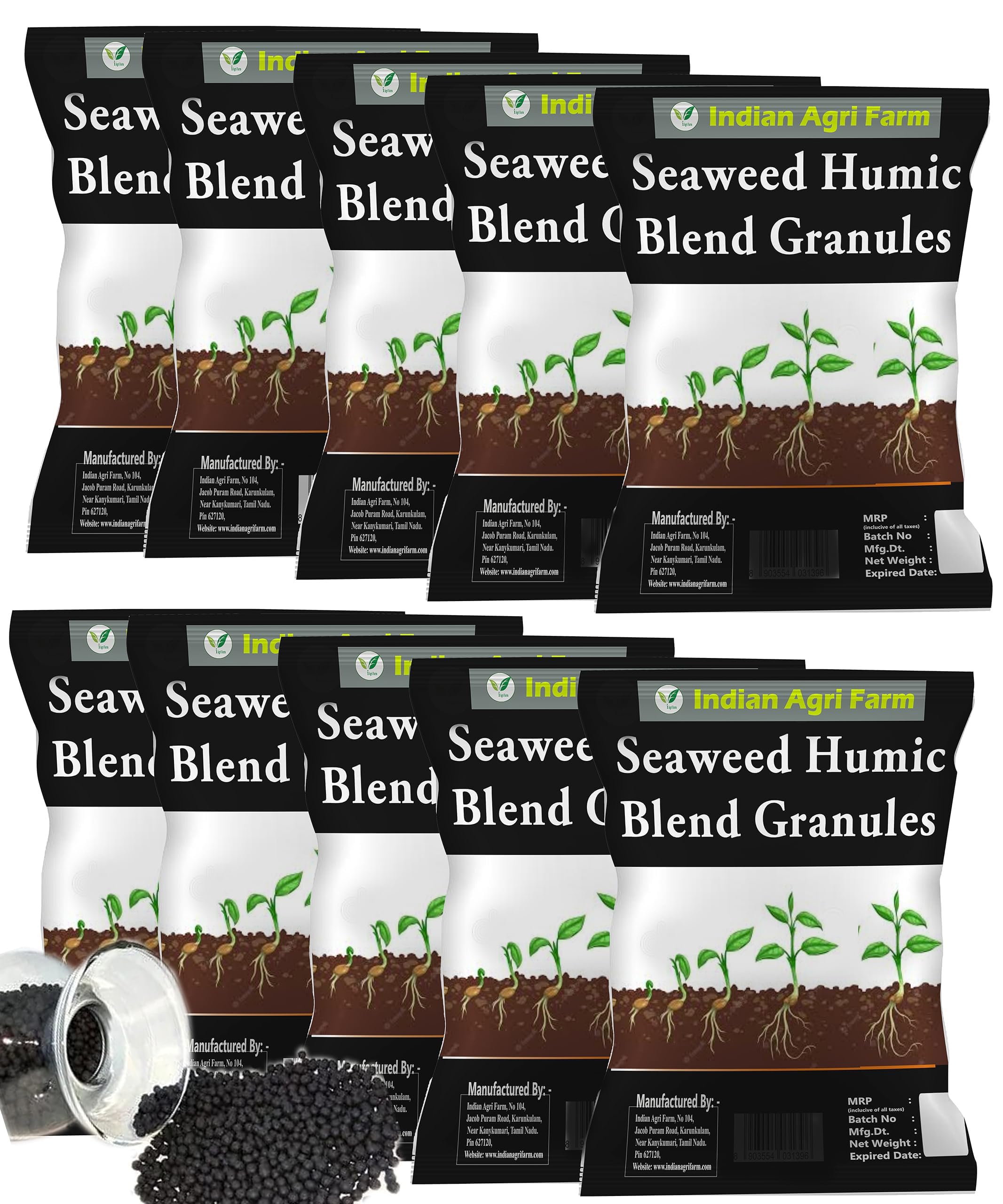 Iagrifarm Seaweed Humic Blend Granules -10 Kg for Plant Growth, Improves Plant root System (B0CB88PM49) Amazon Price History, Amazon Price Tracker