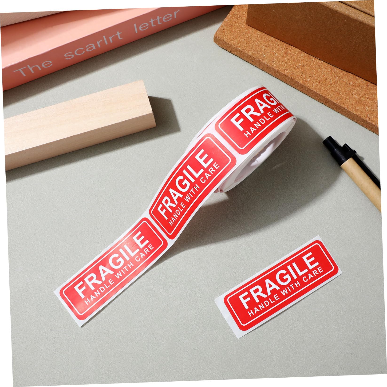 VILLCASE 10 Ensembles Autocollant D'étiquette Étiquette Autocollantes Etiquettes Autocollantes Cartons De Déménagement En Carton Grand Papier Pour Étiquettes Étiquette Fragile 150pcs * 10