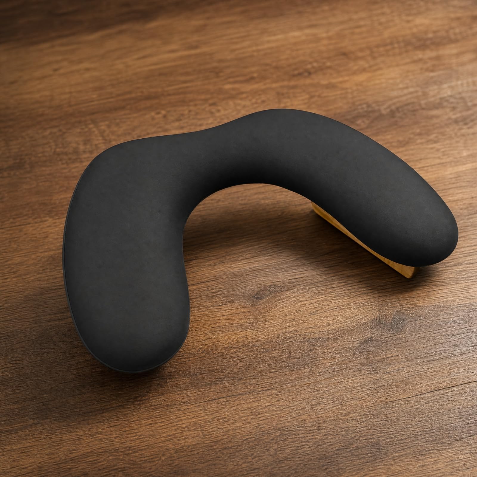 Reposa con Patas Madera Desmontables Ergonómico Apoya Manicura Resisn Reposabrazos en Forma U para Manicuristas,