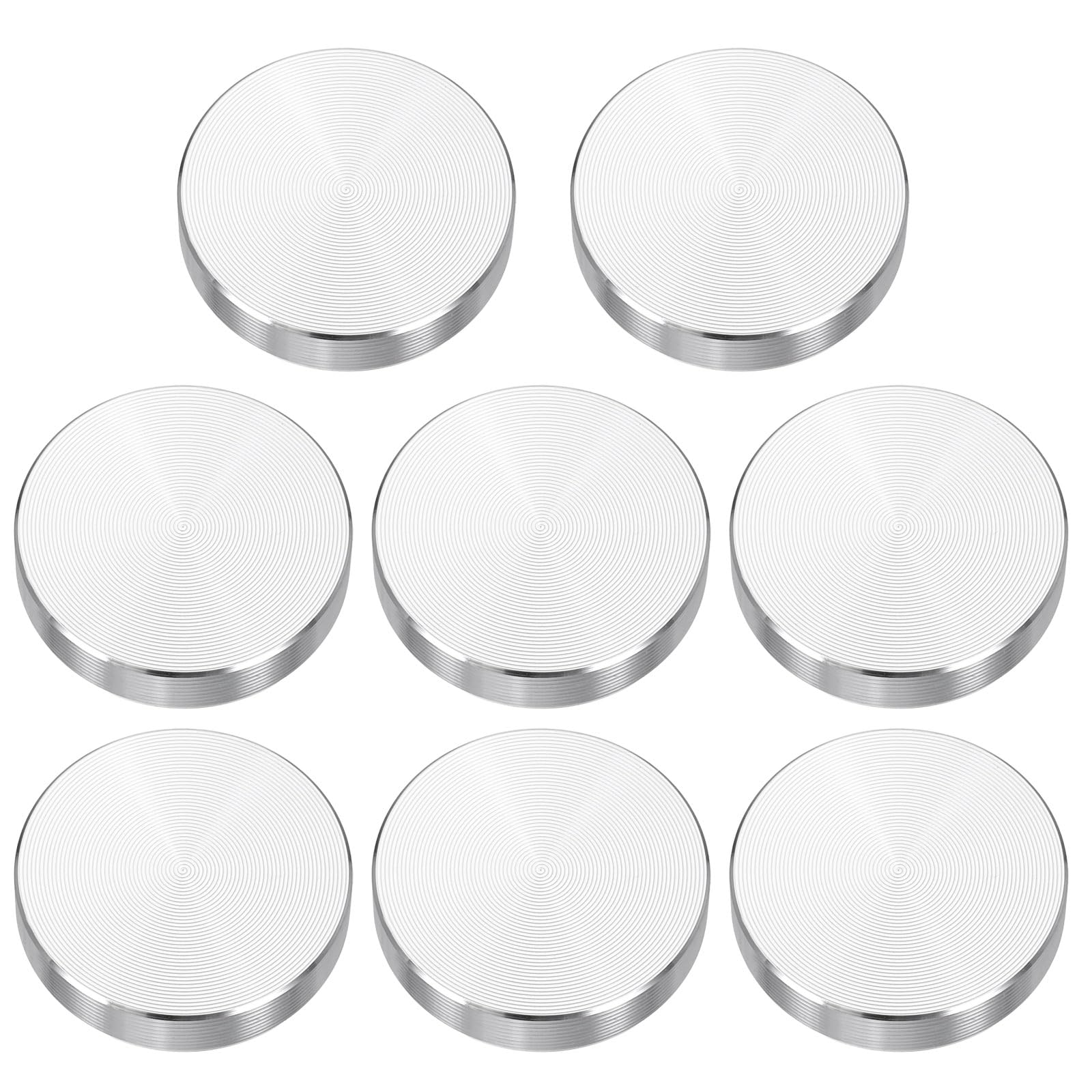 Disques en aluminium M6 30 mm pour réparer une table en verre
