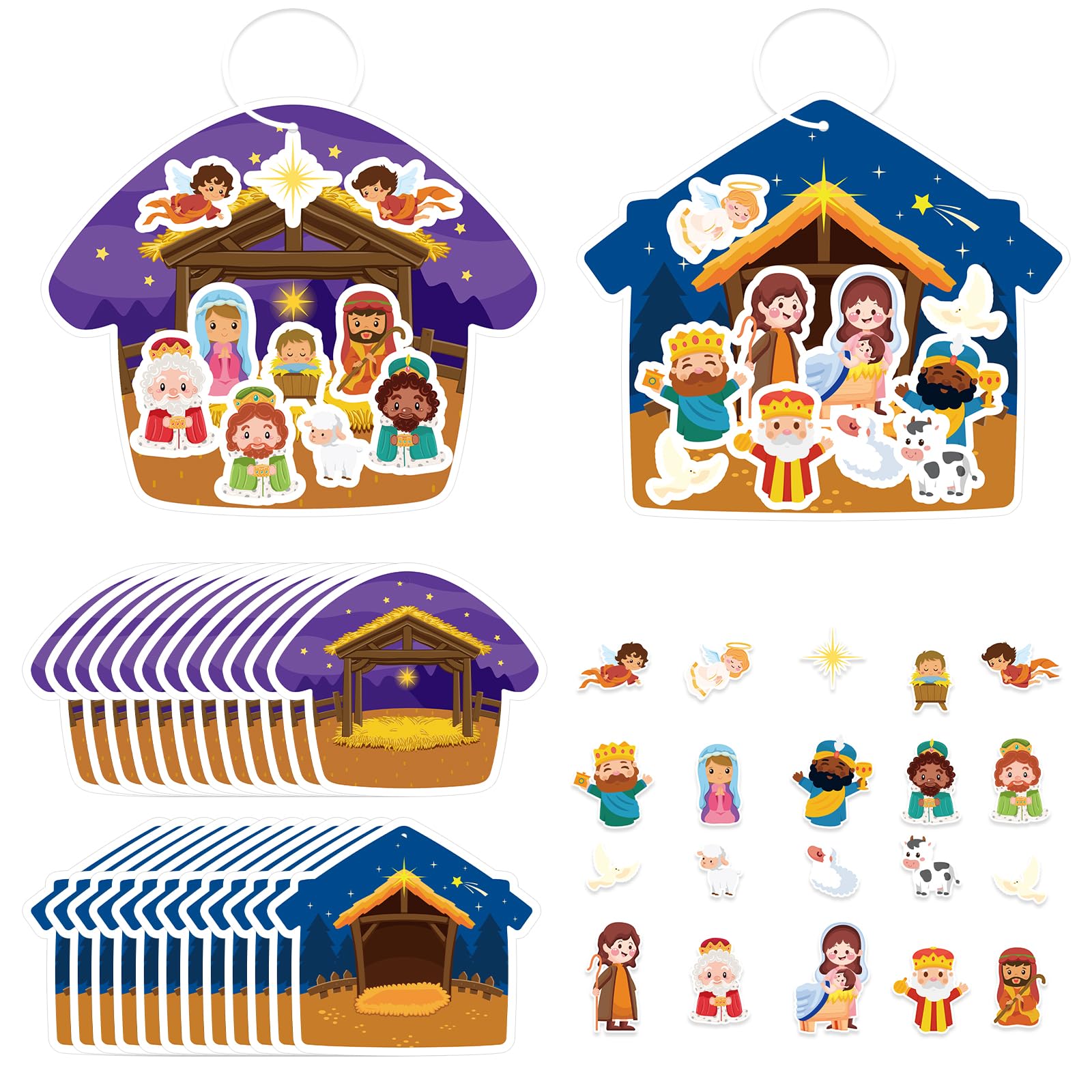 PAIVSUN Nativity Stickers