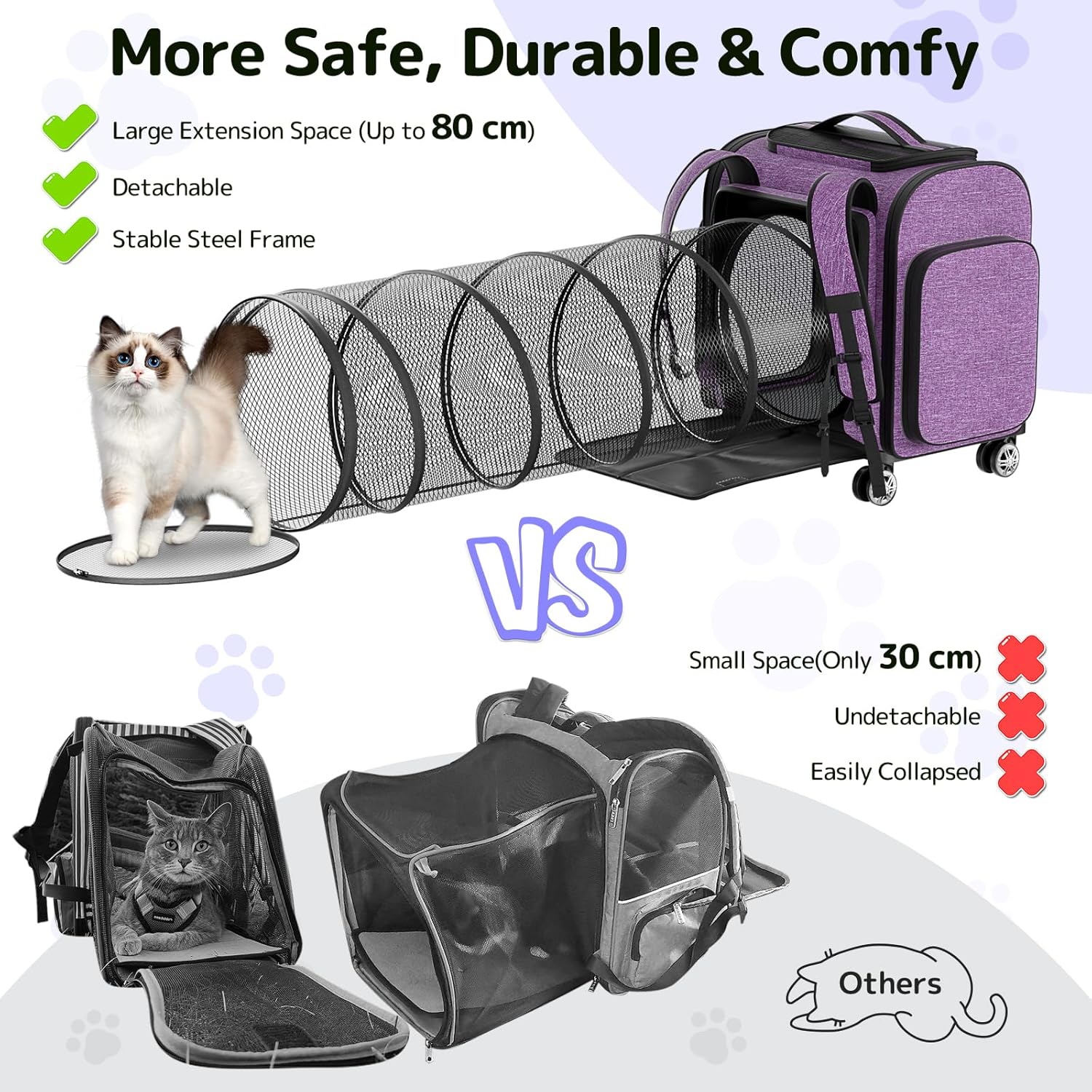 Travel in Style: Review of the Expandable Rolling Cat Carrier with Wheels