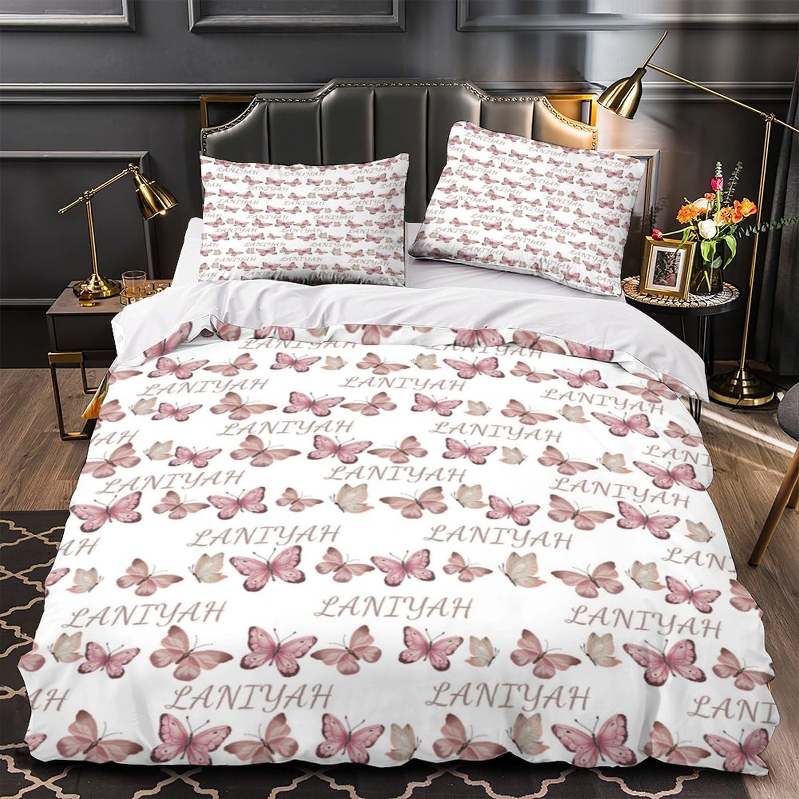 Housse de couette Lèvres de Vampire en microfibre super douce avec impression 3D haute définition