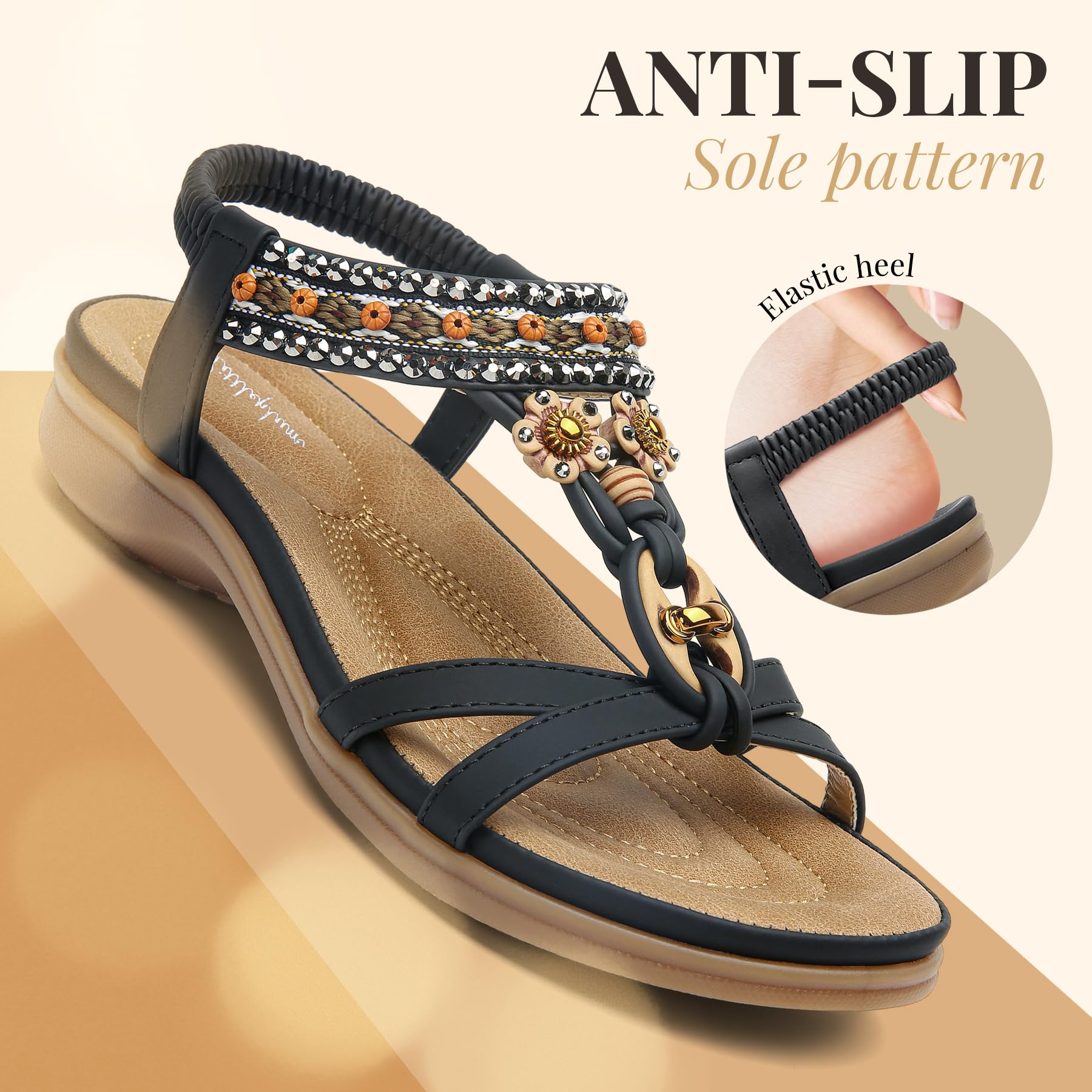 Littleplum Sandalias Señoras Verano Playa Zapatos Sandalias Planas Flip Flops Ocio Plana