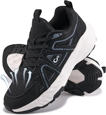 Comfortable Walking Shoes for Women Lightweight Non Slip Cushioned Footwear - 8-Hour All Day Comfort Work Sneakers