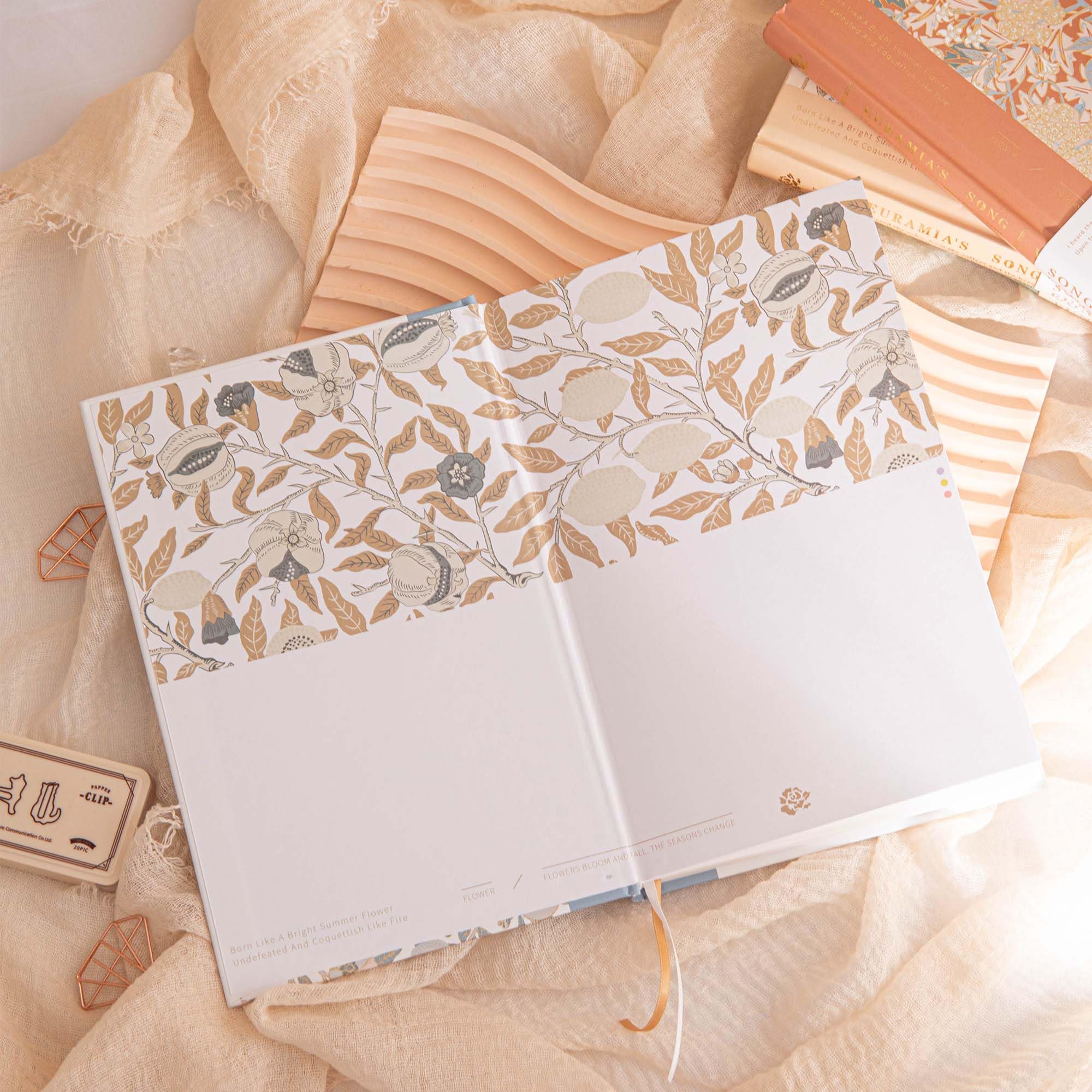 TIEFOSSI Quaderno a Righe Copertina Rigida Donna A5 Premium 100g/m² 224 Pagine per Scrivere Lavoro Appunti