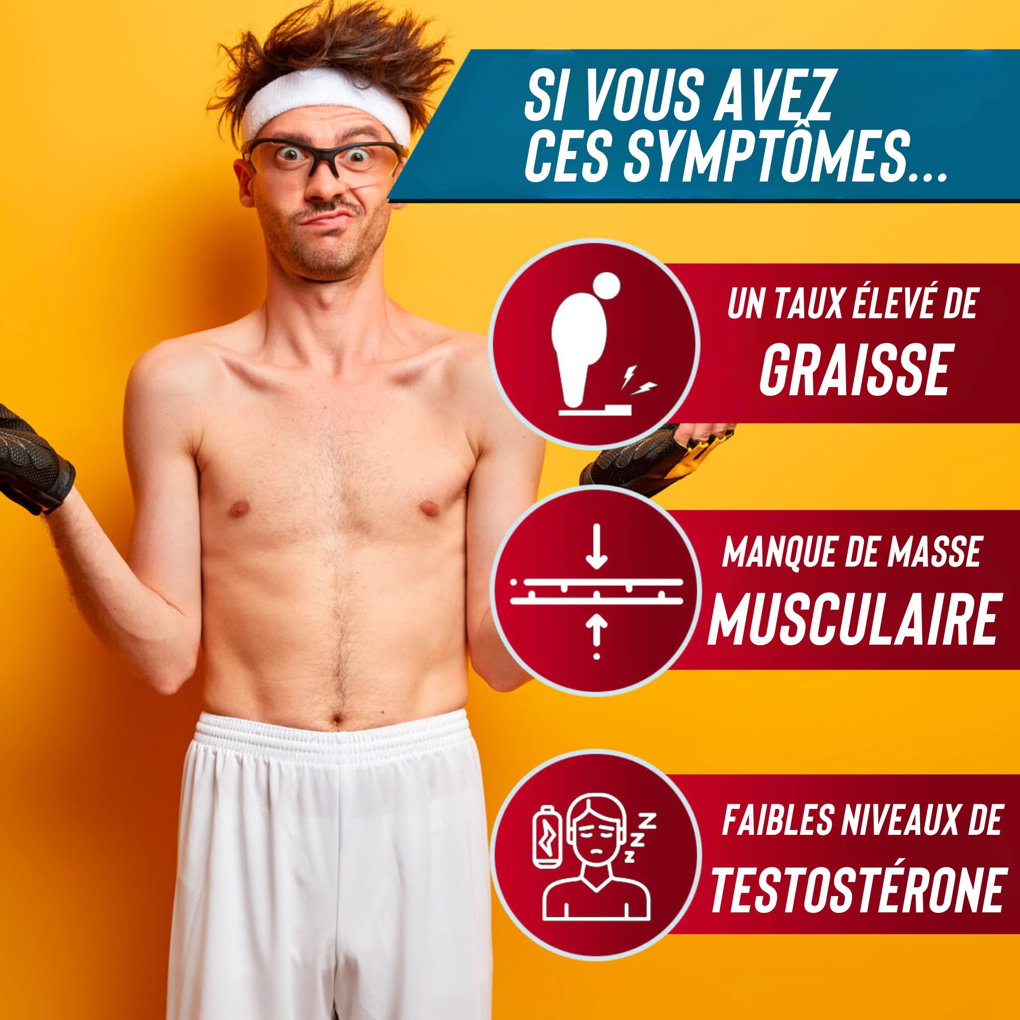 ANABOLIC POWER | Anabolisant Naturel | Aide à Augmenter votre Masse Musculaire | Stimule votre Testostérone | Avec L-Arginine, Tribulus Terrestris et Maca | 90 Capsules