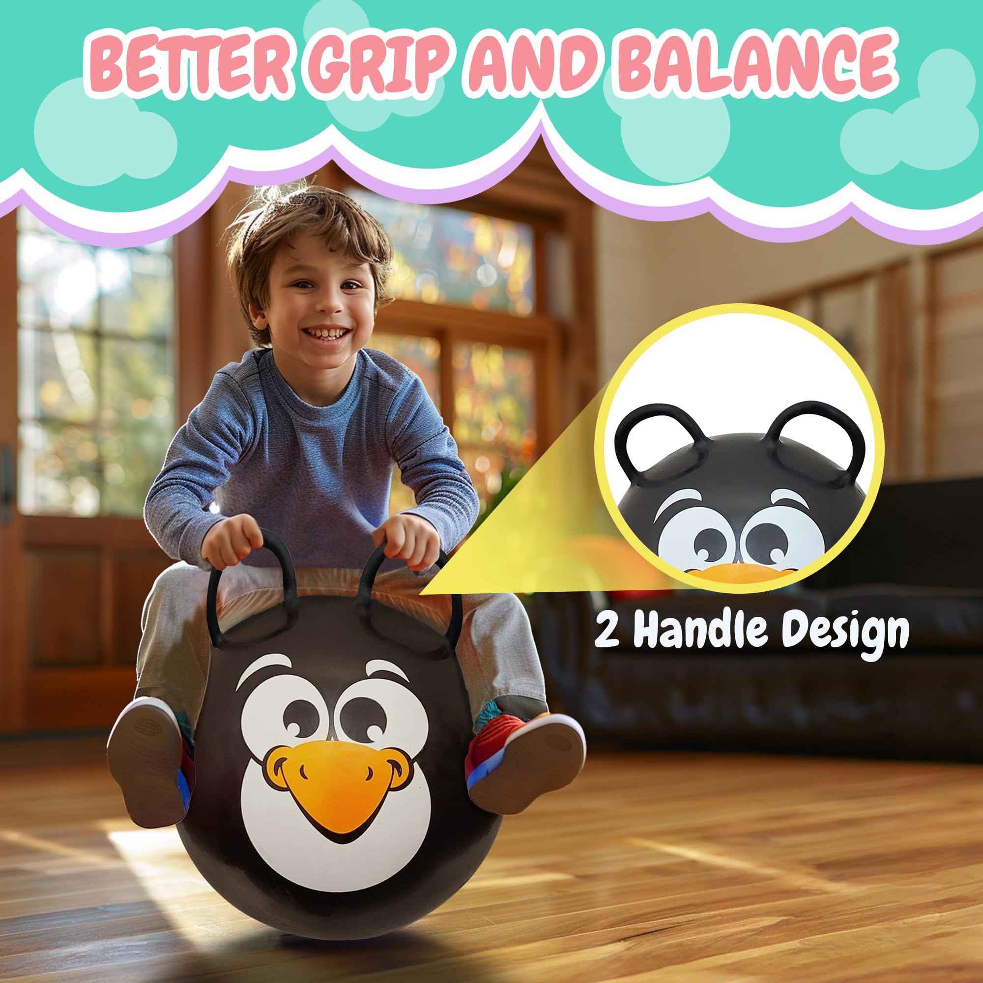 Bounce Ball 2-Pack Hopper Balls (18