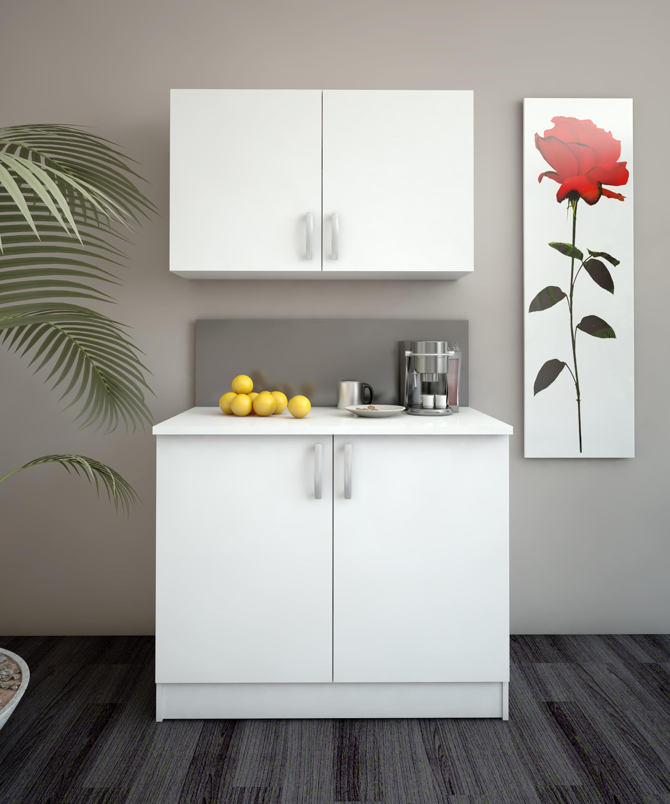 Base Anta 13Casa Adrià A11 - 40x60x85 Cm, Bianco, Melamina - Foto 3