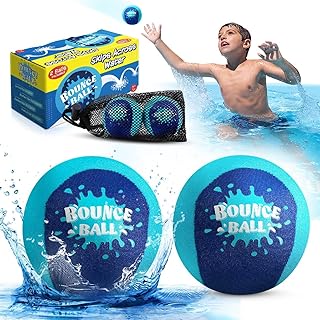 KmmiFF Water Jumping Ball, Pack of 2 Bounce Balls as Outdoor Games on the Beach, La…