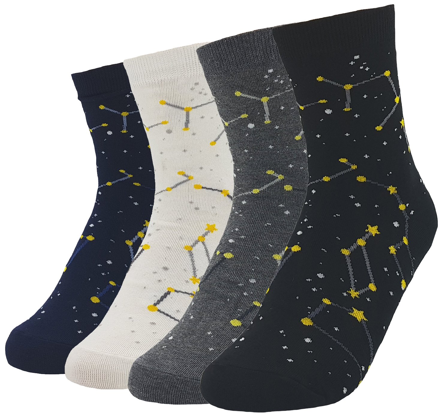 JJMaxJJMax Womens Cotton Blend Socks Star Raglan Short Crew One Size Fits All