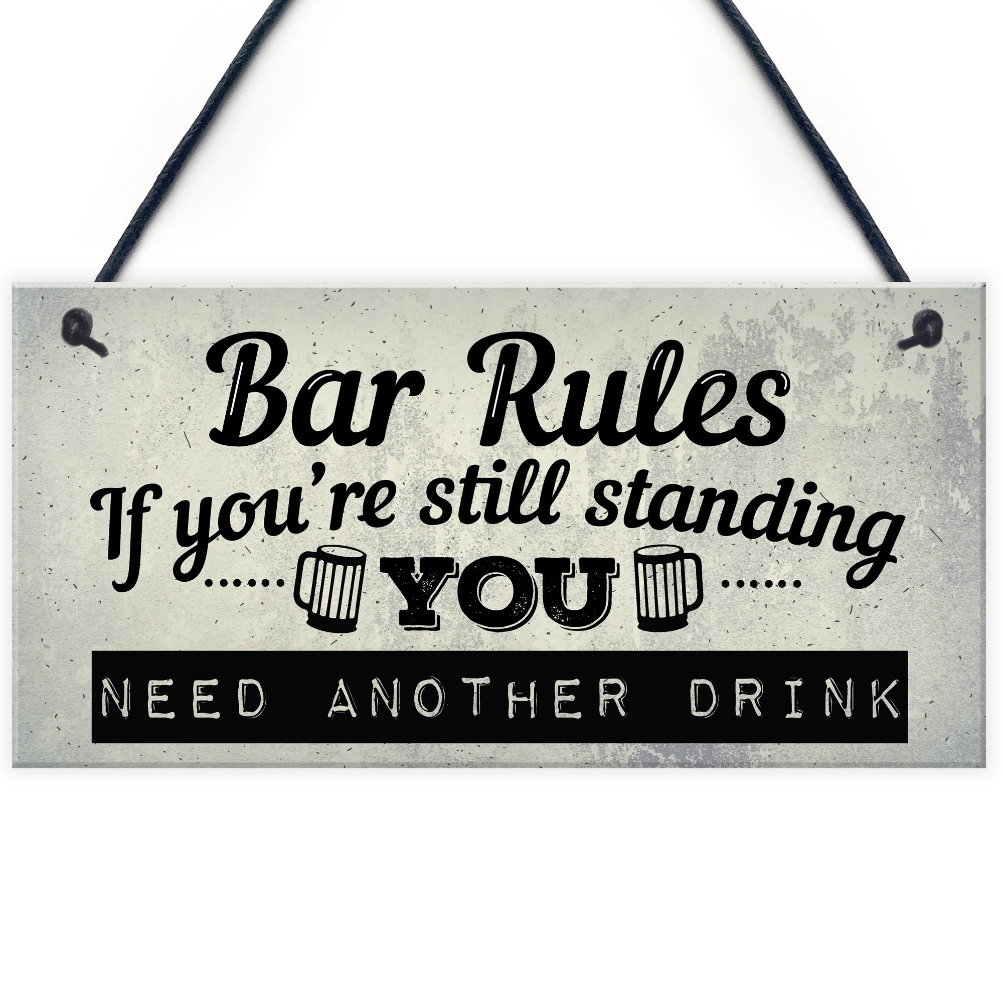 Red Ocean Still Standing Plaque Alcohol Beer Pub Bar Vodka Gin Garden Man Cave Wall Sign Friend Gift