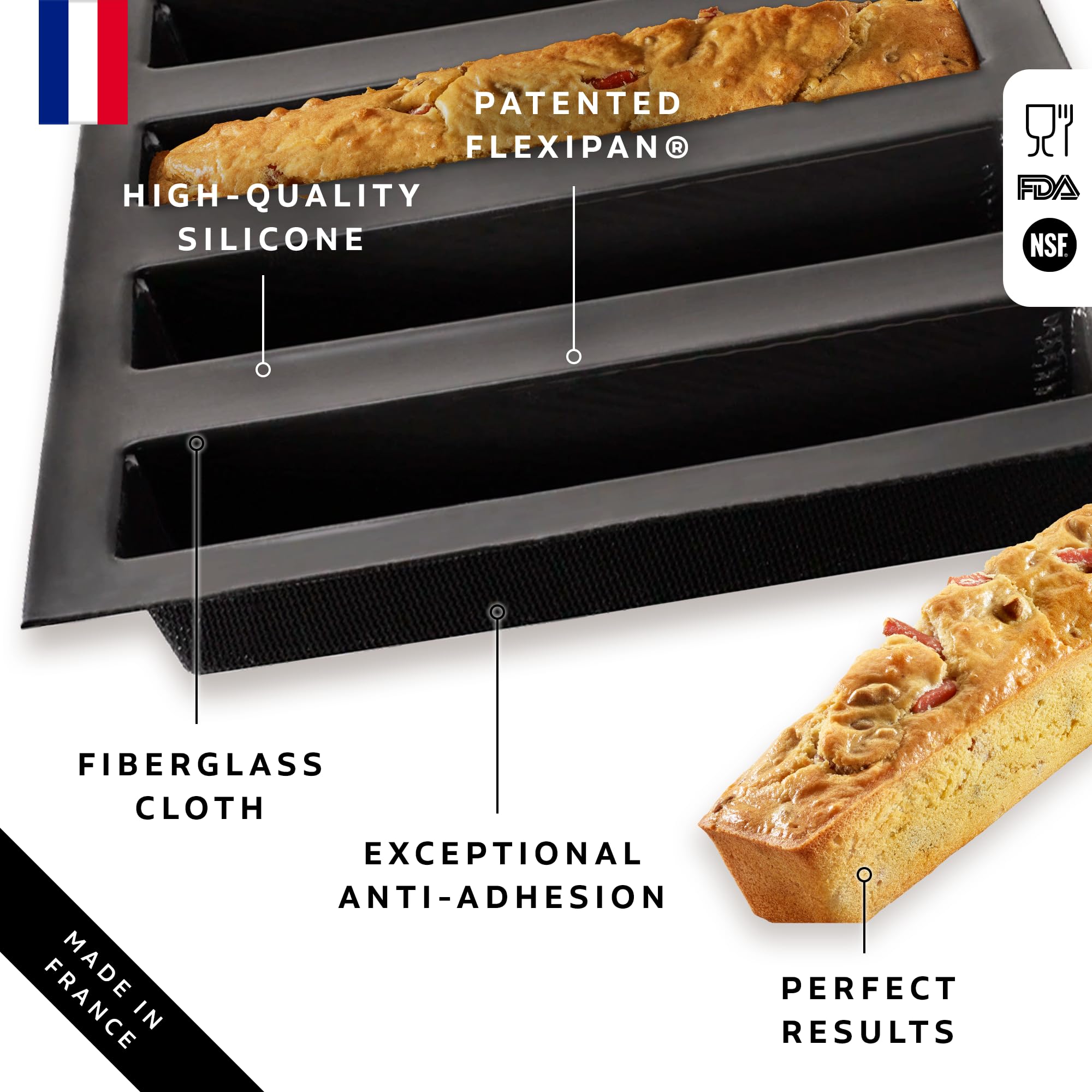 Silpat FLEXIPAN Muffinform 12er | Antihaft Backform Für Perfekte Muffins