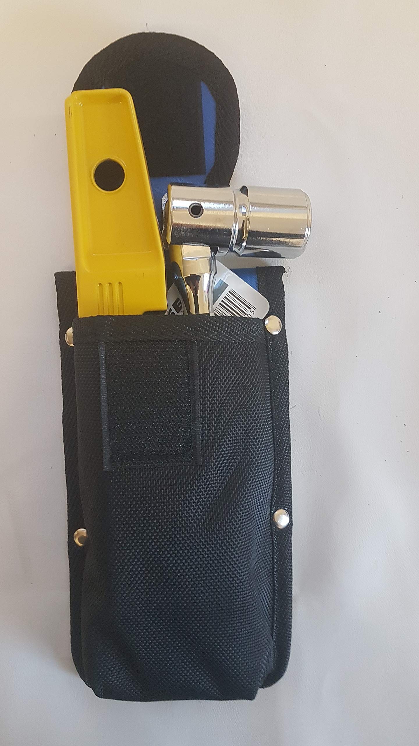Bbi Ltd Blue Scaffolding Nylon Tools Belt Pouch Tool Set - Double Triple Frog Versatile Pocket Tape Level Holder