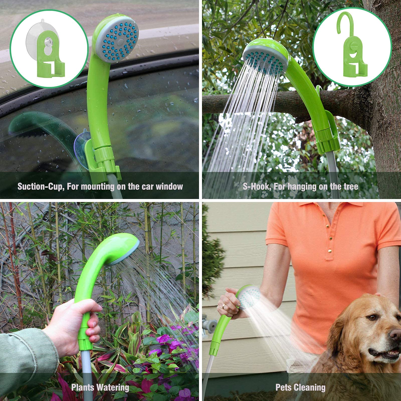 Portable Camping Shower for Shower Tent, Outdoor Shower with