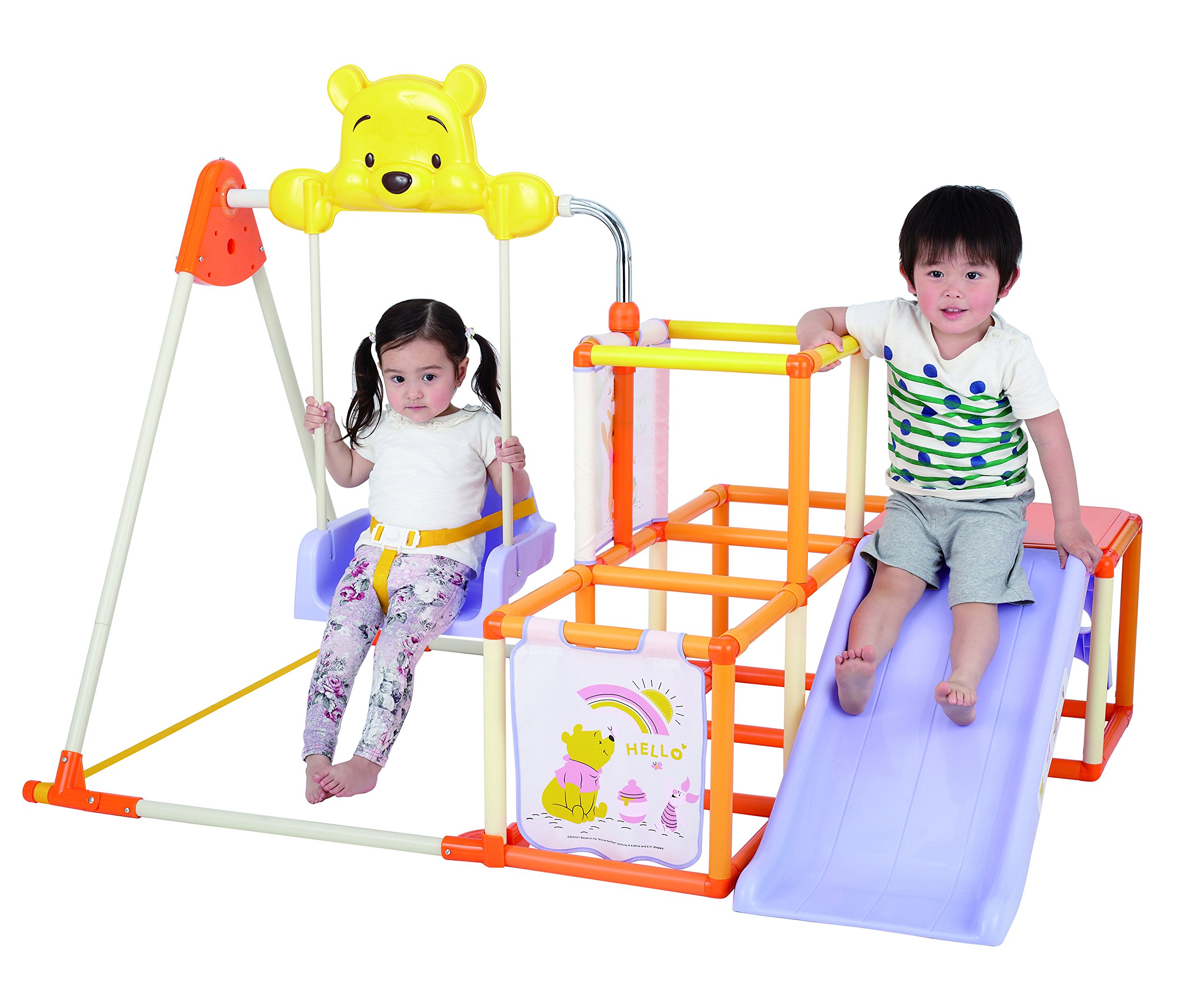 Amazon | くまのプーさん おりたたみキッズパークEX | 屋内遊具 | おもちゃ
