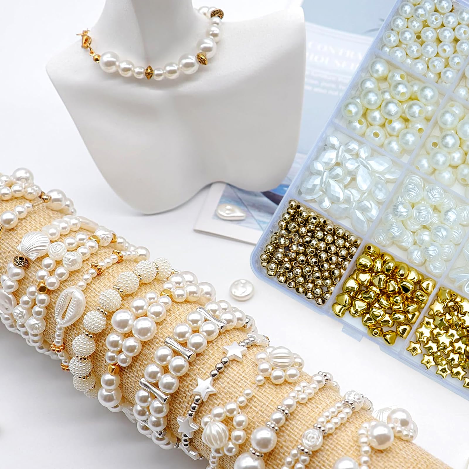 Kitbeads 200-230 Perline Di Quarzo Trasparente Naturale, Forma Irregolare, Burattate E Forate, Per Creare Gioielli Fai Da Te, Collane, Bracciali, 5-8 Mm - 5