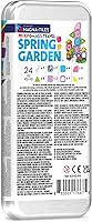 Vista 2 de Magna-Tiles MicroMAGS - Juego de viaje de jardín de primavera de 24 piezas, la marca original de construcción magnética