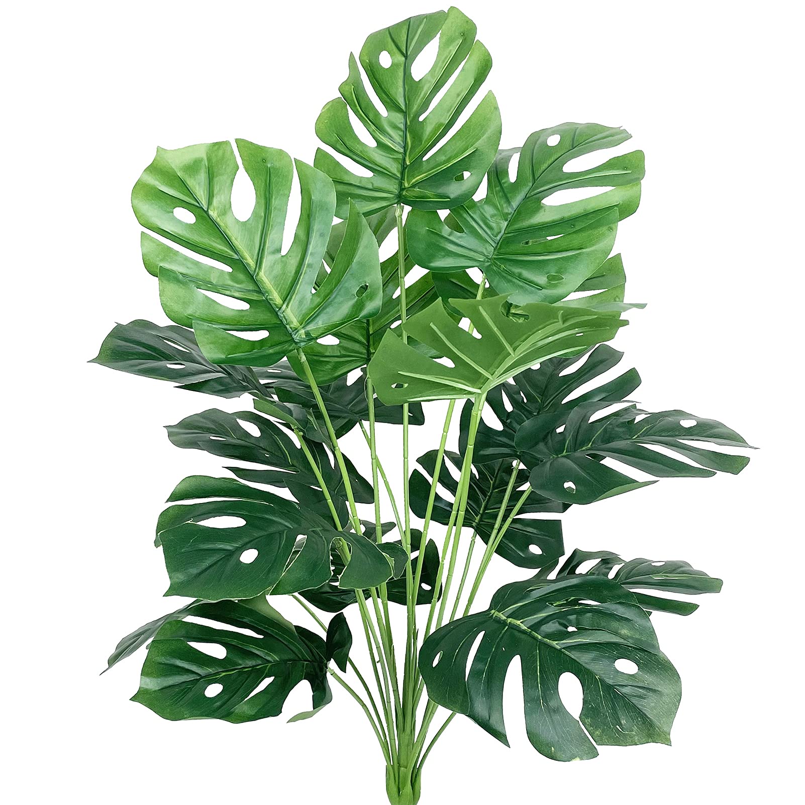 Buy Artificial Monstera Deliciosa Plant 28" Fake Tropical Palm Tree Outdoor  UV Resistant Plants Indoor Outside for Home Decor Online at Low Prices in  India - Amazon.in