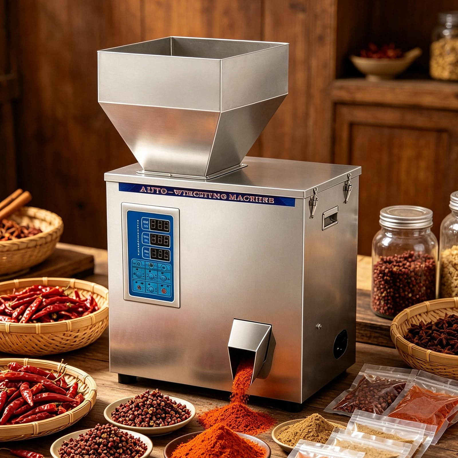 Dosatore per Polveri, Riempitrice Automatica in Polvere 1-500g
