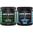 NutraChamps Super Greens Berry & Super Greens Tropical Bundle - 2 Month Supply