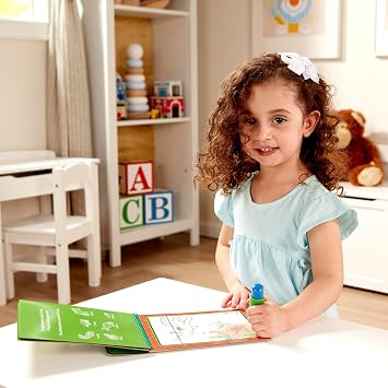 Melissa & Doug On The Go Water Wow! Reusable Water-Reveal Coloring Activity Pad Jungle