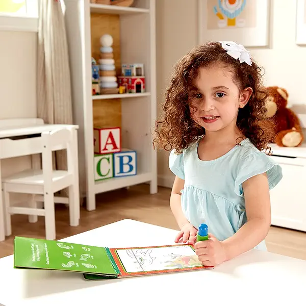 Melissa & Doug On The Go Water Wow! Reusable Water-Reveal Coloring Activity Pad – Jungle 6