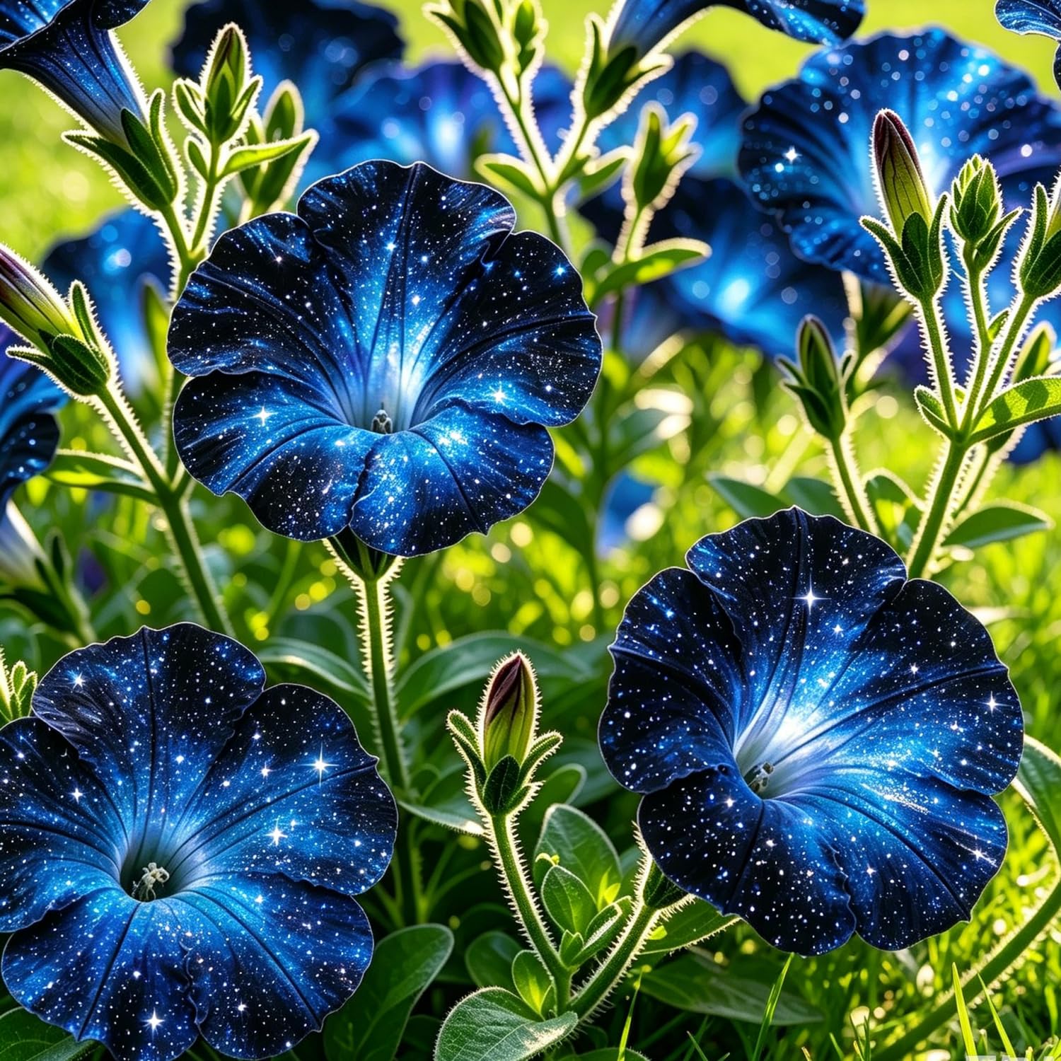Mixed Color Petunia -Hanging Basket Petunia Beautiful Flowers Light Up Your Garden, for Planting