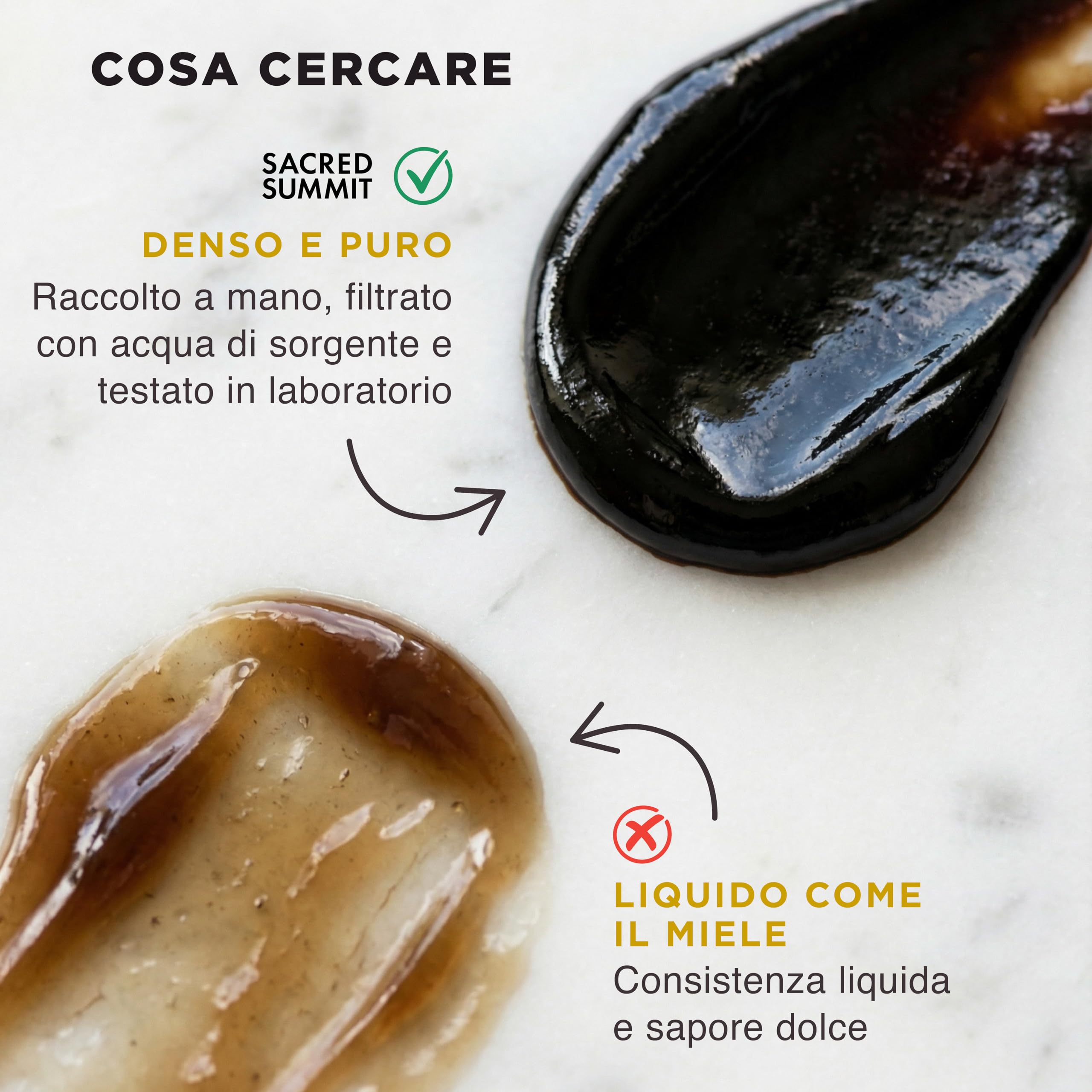 Resina di Shilajit Oro 40g – 81% Acido Fulvico, B12 & Minerali – Energia, Focus & Resistenza – Vegano, Testato in Laboratorio – Fornitura di 3 Mesi