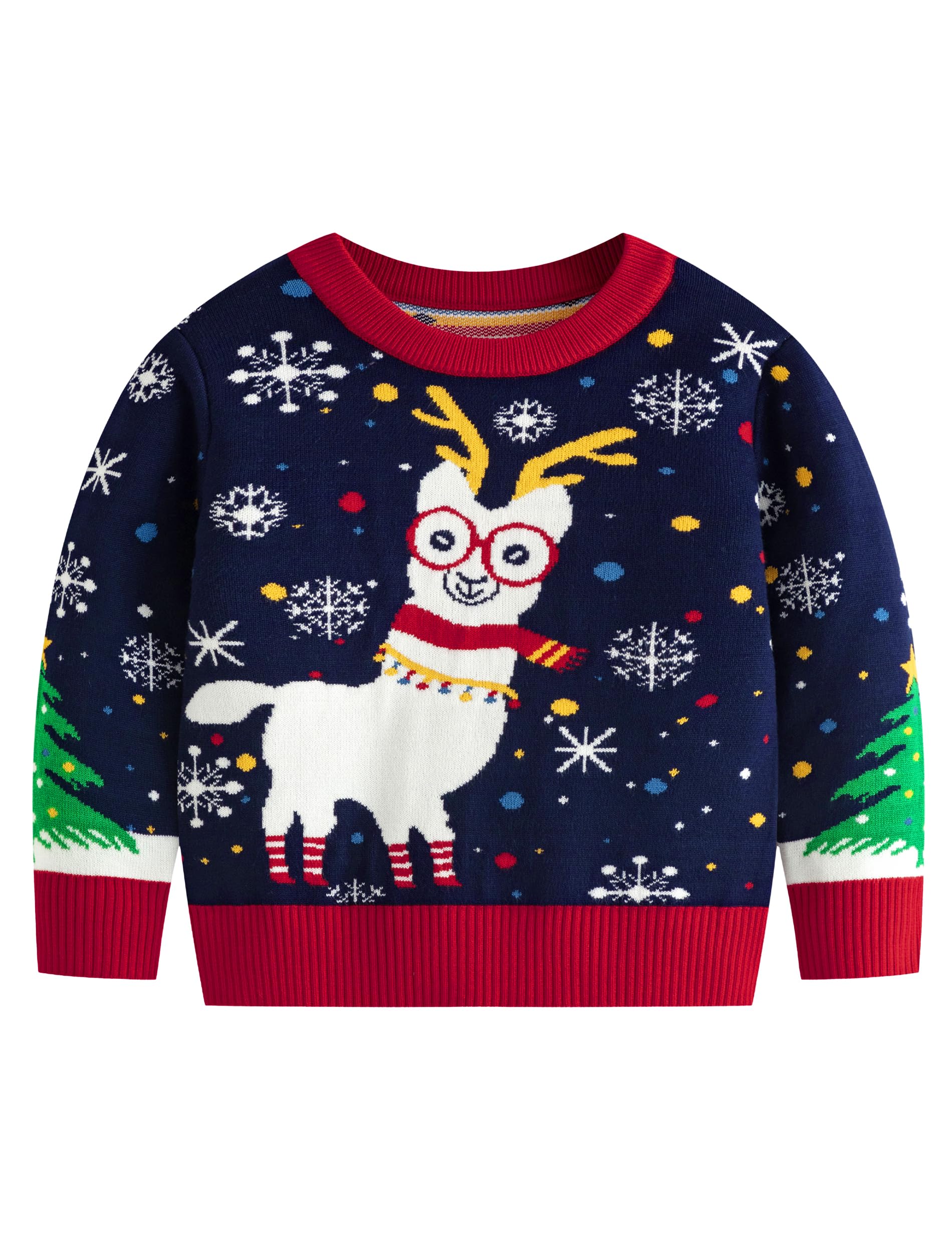 Remimi Kids Christmas Sweater for Toddler Girls Boys Holiday Pullover Top