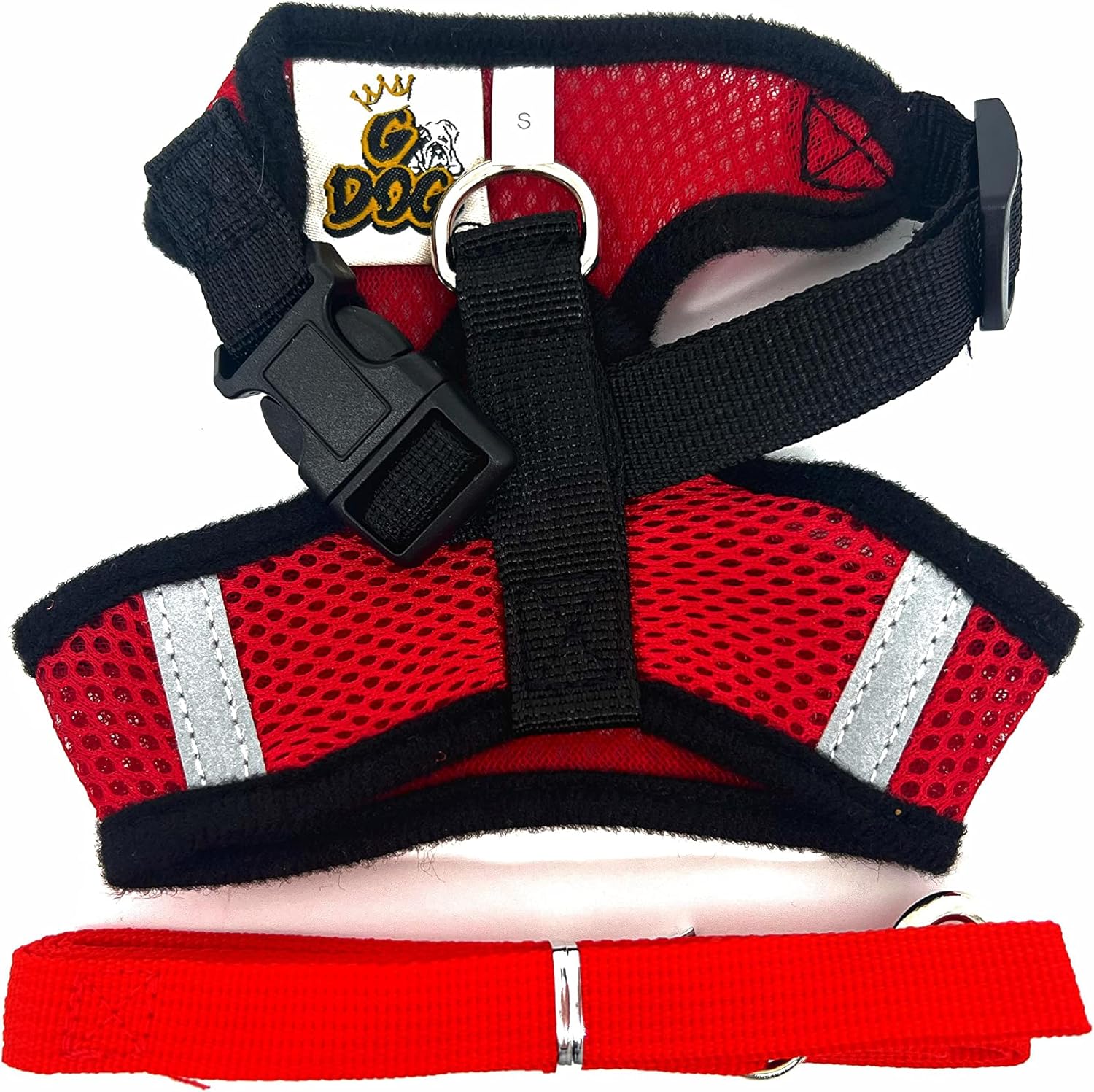 G Dog Soft Mesh Reflective No Pull Small Dog Harnesses Chihuahua, Jack Russel, Yorkie's, Small