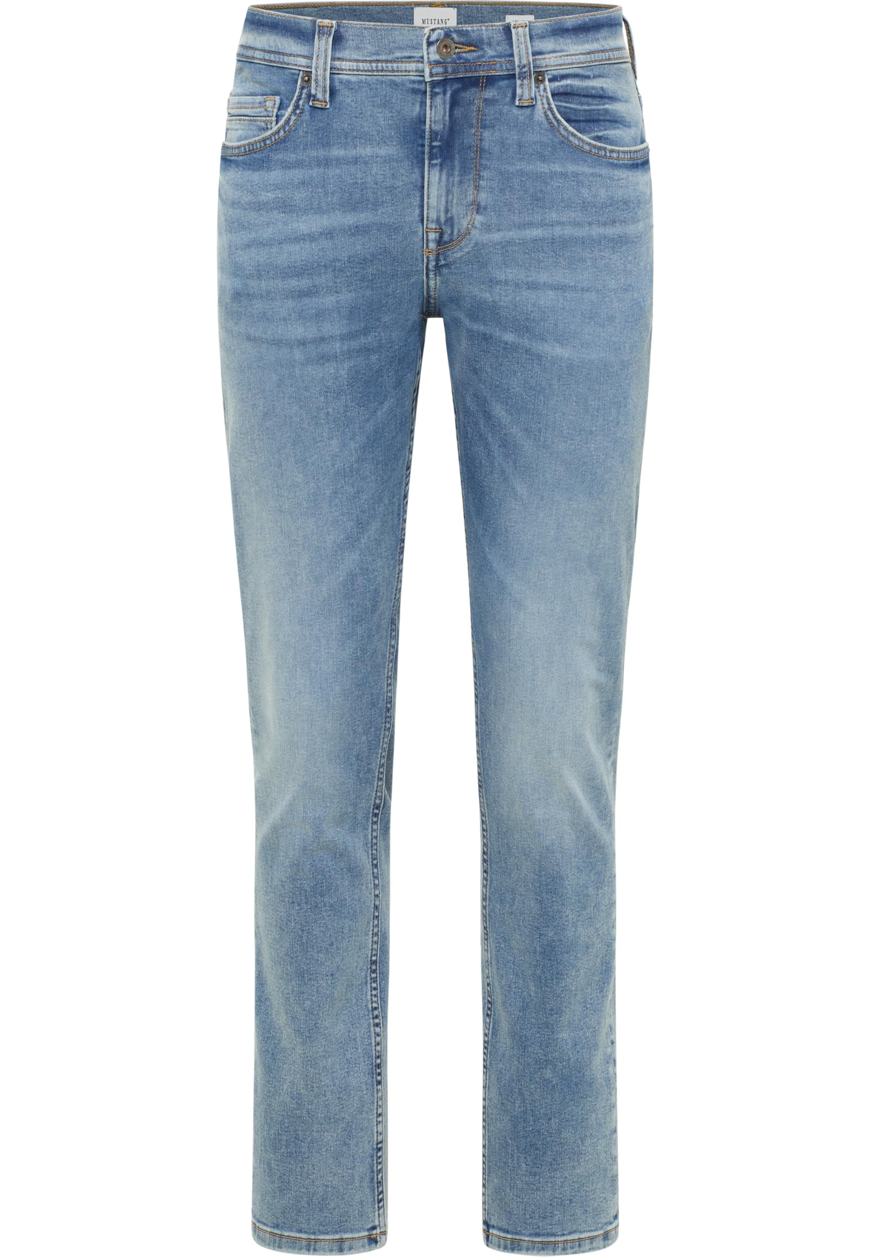 MUSTANG Men's Style Vegas Slim Jeans, Medium Blue 313, 38 W/34 L