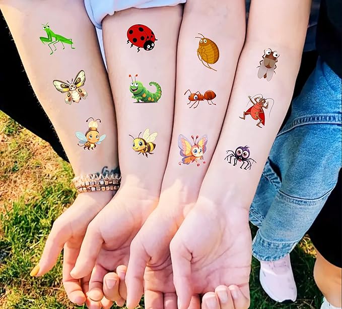 🐞 Lady Bug Temporary Tattoos! Fun for Kids & Adults
