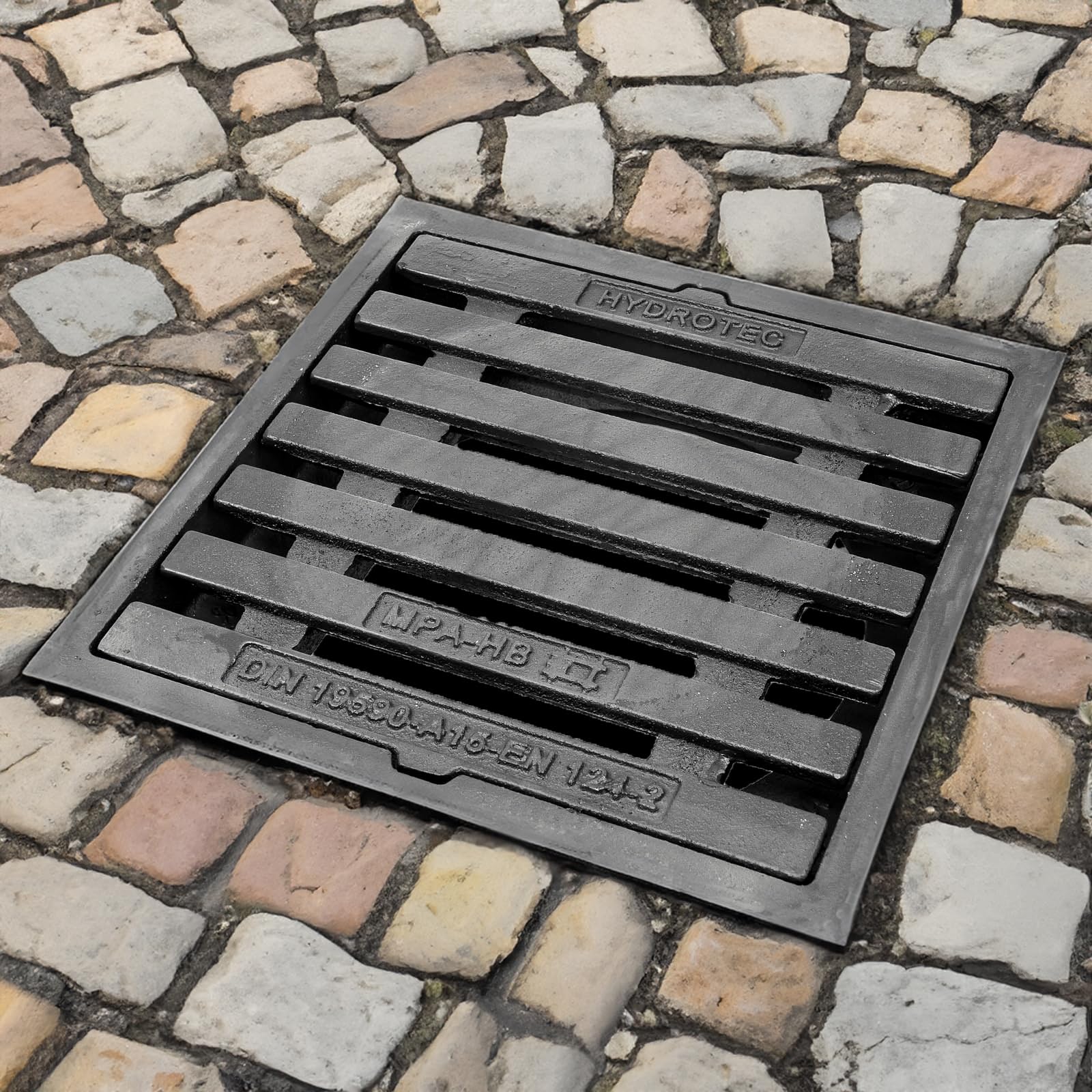 HYDROTEC Hof-Aufsatz Hofablauf quadratisch 30 x 30 cm