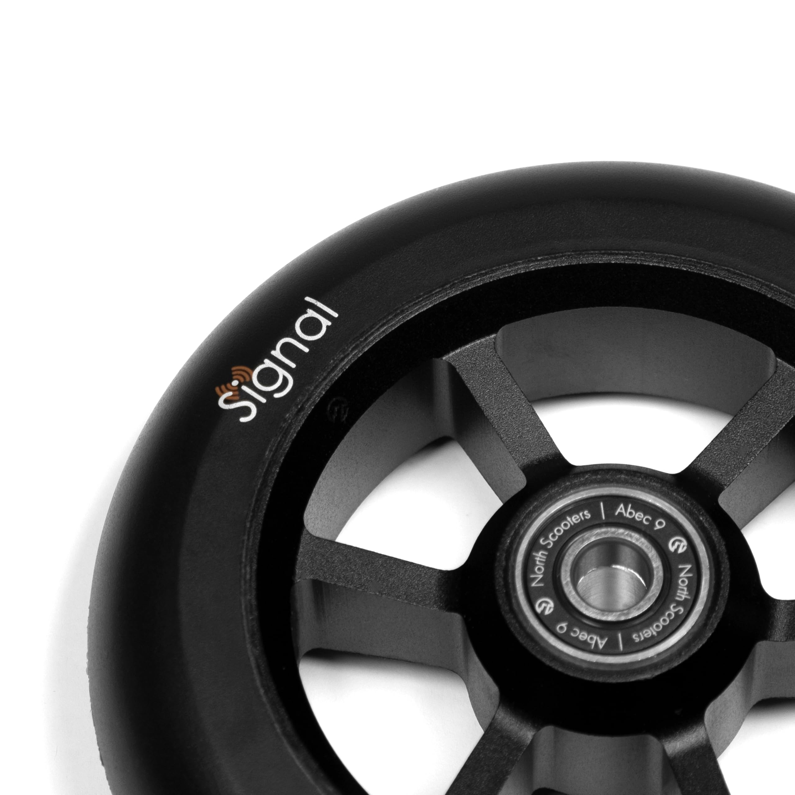 Roues Trottinette - Signal V3-30 mm - Matte Black/Black - PU - North