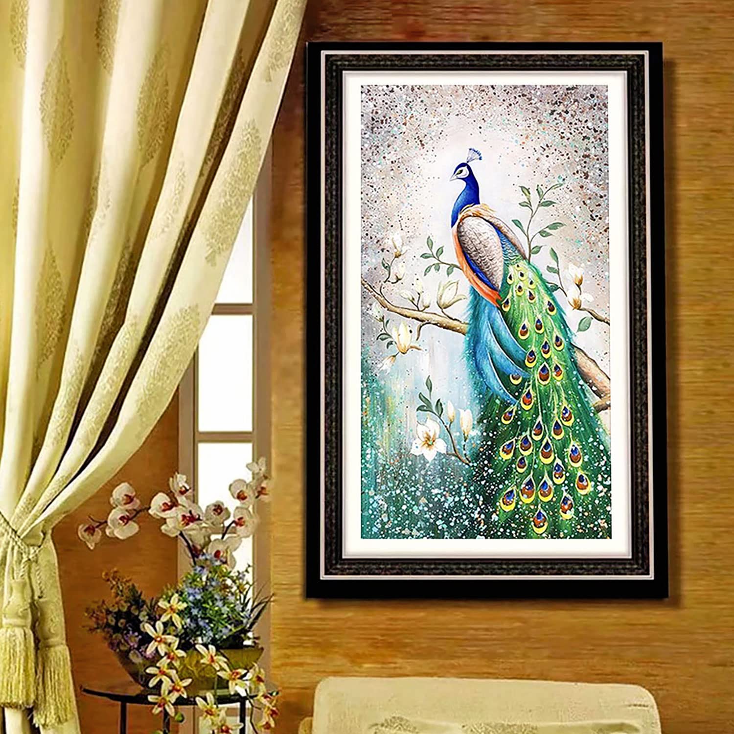 ZGmaxCL 5D Diamond Painting Grande Quadro Cabina Forestale 50x40cm, Kit Fai Da Te Con Tela HD E Perle