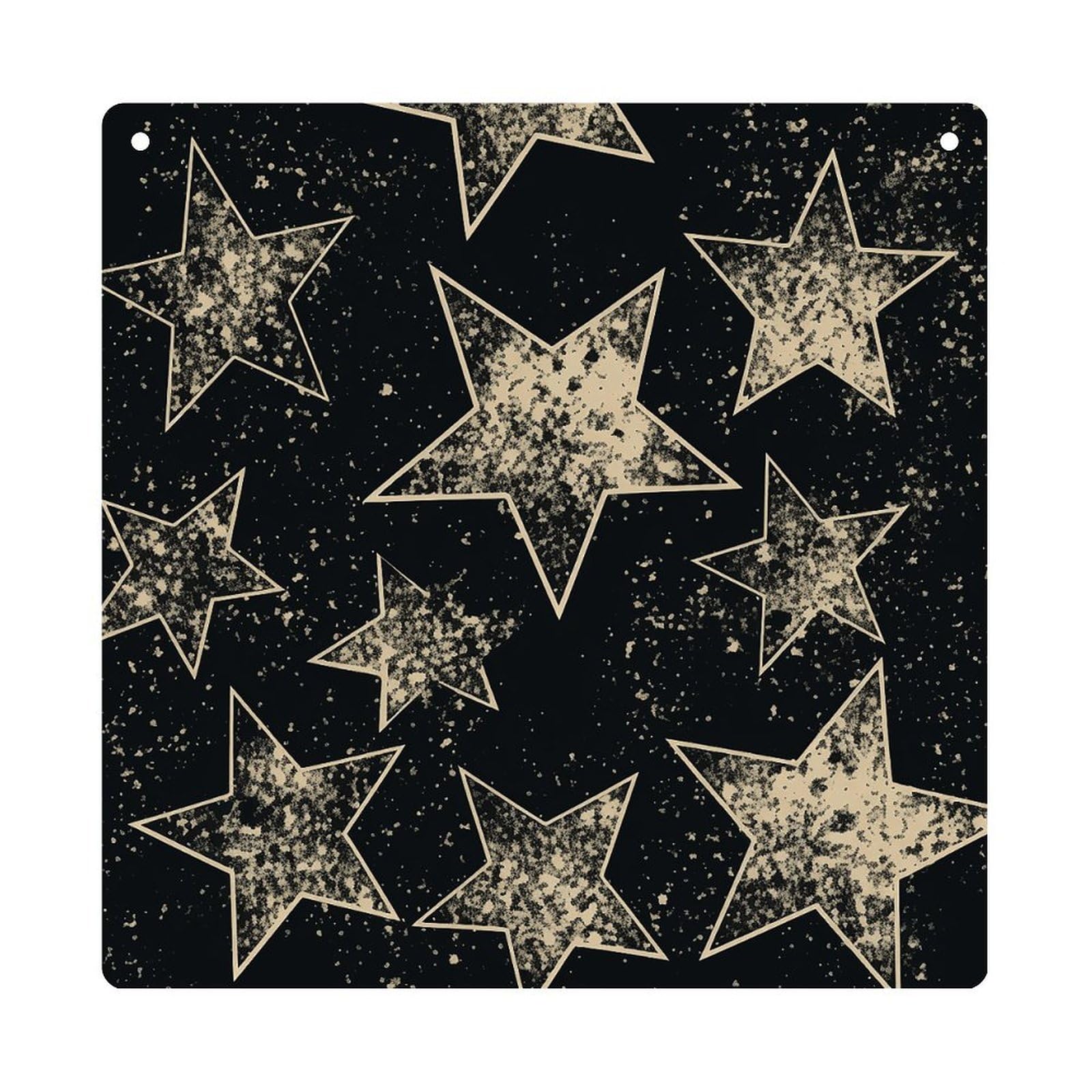 Adfgyerh Style Star Hanging Ornaments Window Hanging Modern Acrylic Decor For Living Room Bedroom Dining Room Hallway Office Wall Decor, 8X8 In