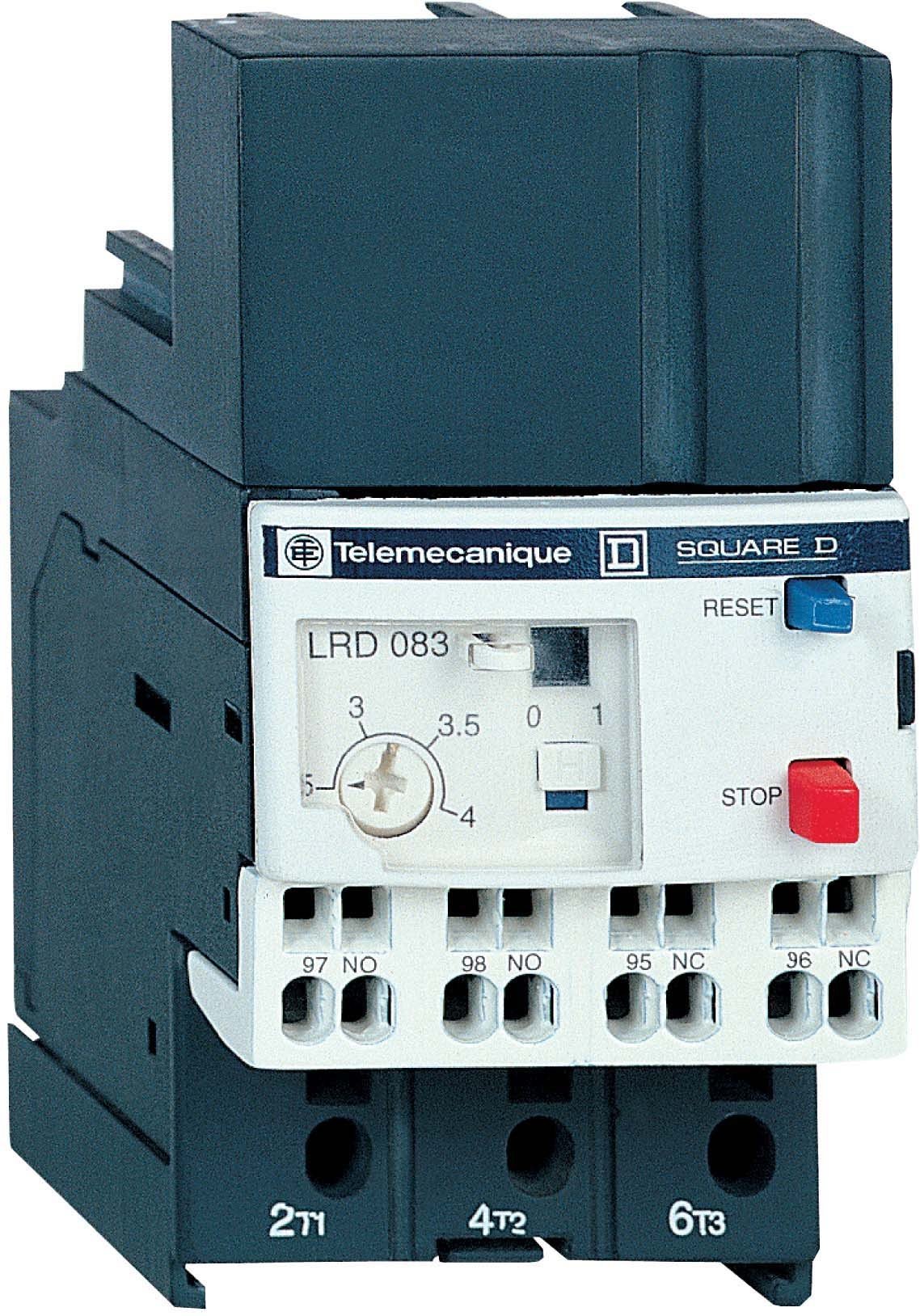 Relés de sobrecarga Schneider TeSys LRD Clase 10A contra averías