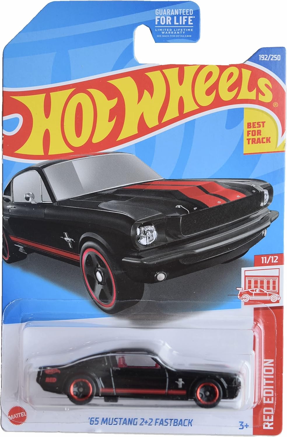 Hot Wheels '65 Mustang 2+2 Fastback, Red Edition 11/12